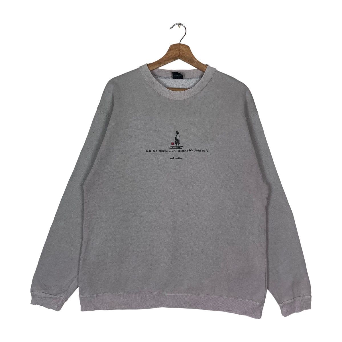 Quiksilver Vintage Quiksilver Spell Out Pullover Jumper Sweatshirt Size US M / EU 48-50 / 2 - 1 Thumbnail