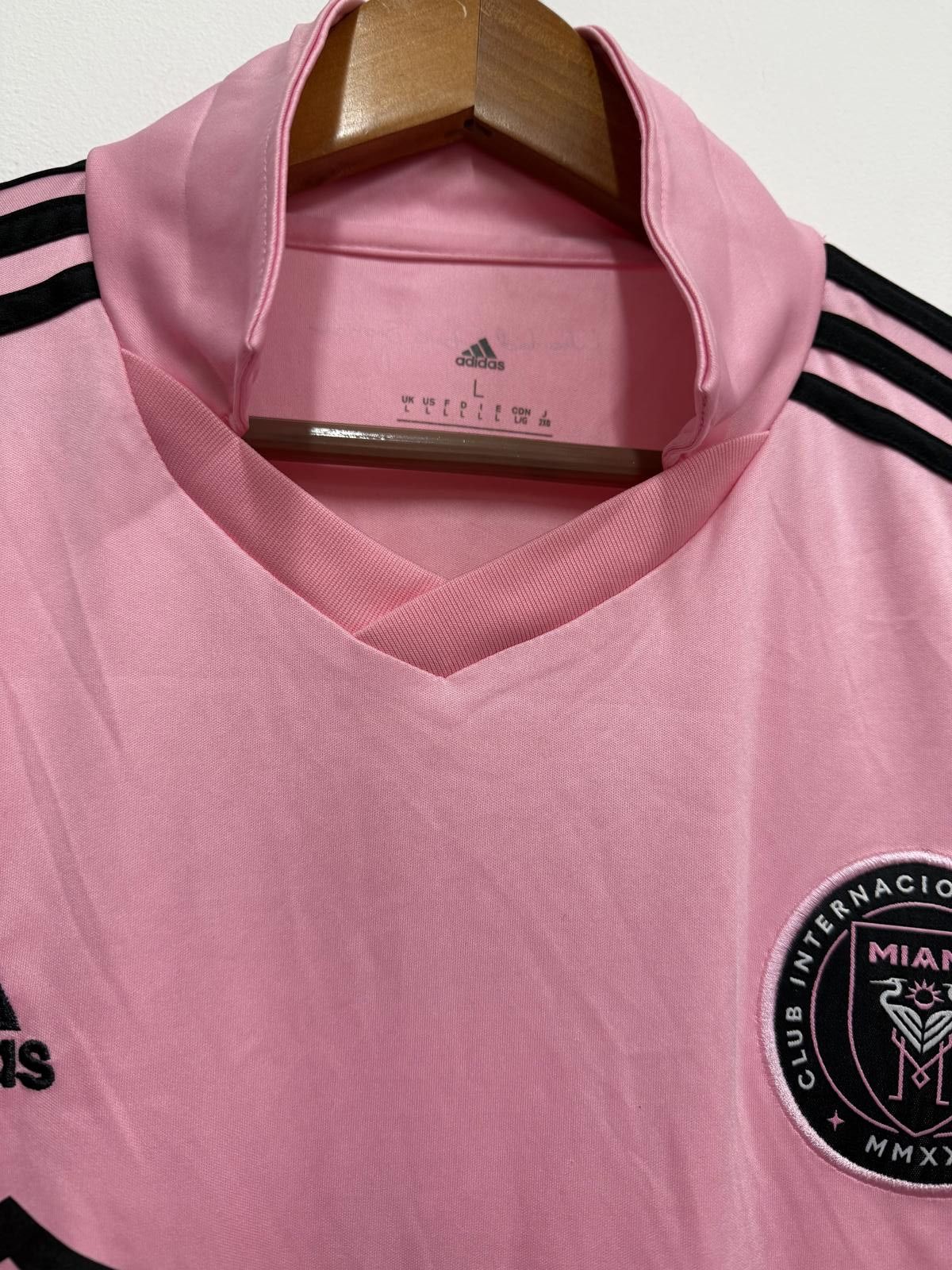 Adidas Adidas Inter Miami 2023 Pink Men's Football Jersey Size L Size US L / EU 52-54 / 3 - 3 Thumbnail
