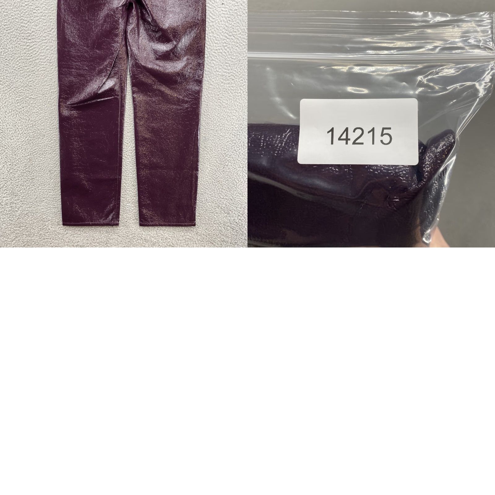 Express Express Women’s Purple Modern Straight Super High Rise Polyurethane Pants SZ 2R Size 26" / US 2 / IT 38 - 9 Thumbnail