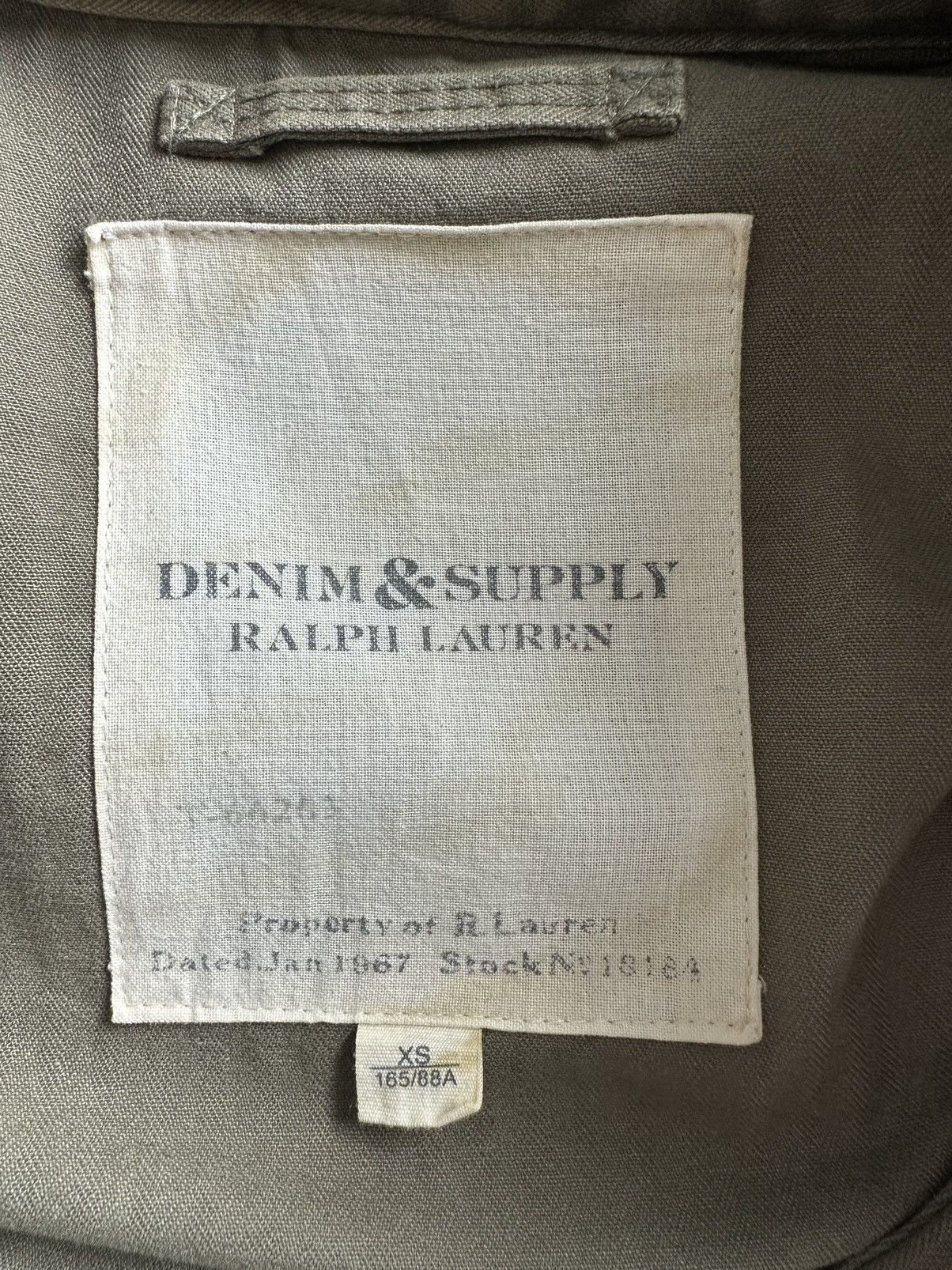 Denim & Supply Ralph Lauren × Polo Ralph Lauren × Ralph Lauren Ralph Lauren Military Jacket M-65 Skull Patch Size US XS / EU 42 / 0 - 8 Thumbnail