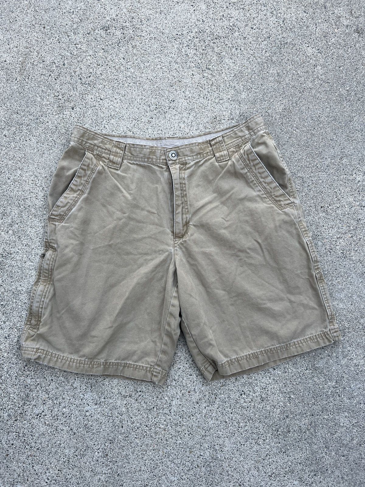 Columbia Vintage Columbia Tan Belted Carpenter/Hiking Shorts Size 32’ Size US 32 / EU 48 - 1 Thumbnail