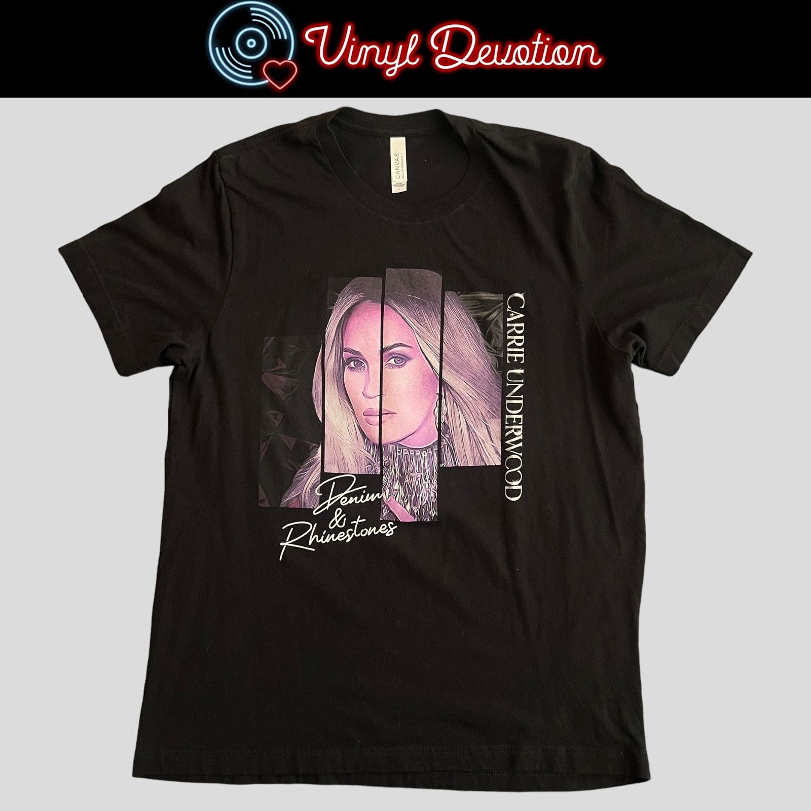 Band Tees Carrie Underwood Denim & Rhinestones T-Shirt Size L Size US L / EU 52-54 / 3 - 1 Thumbnail