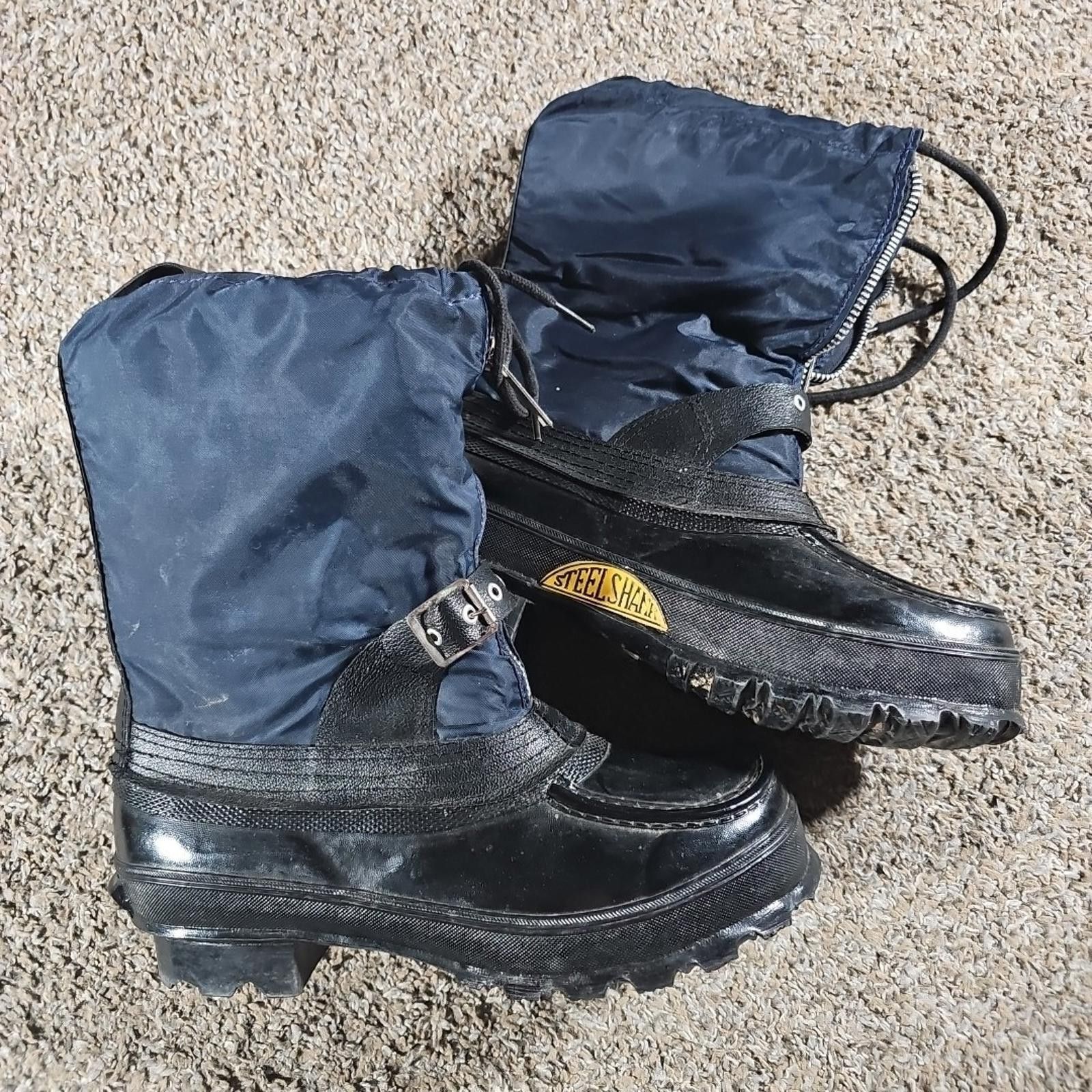 Travis Scott Men's Trax Steel Shank Waterproof Boots Size 8 Black Blue Size US 8 / EU 41 - 1 Thumbnail