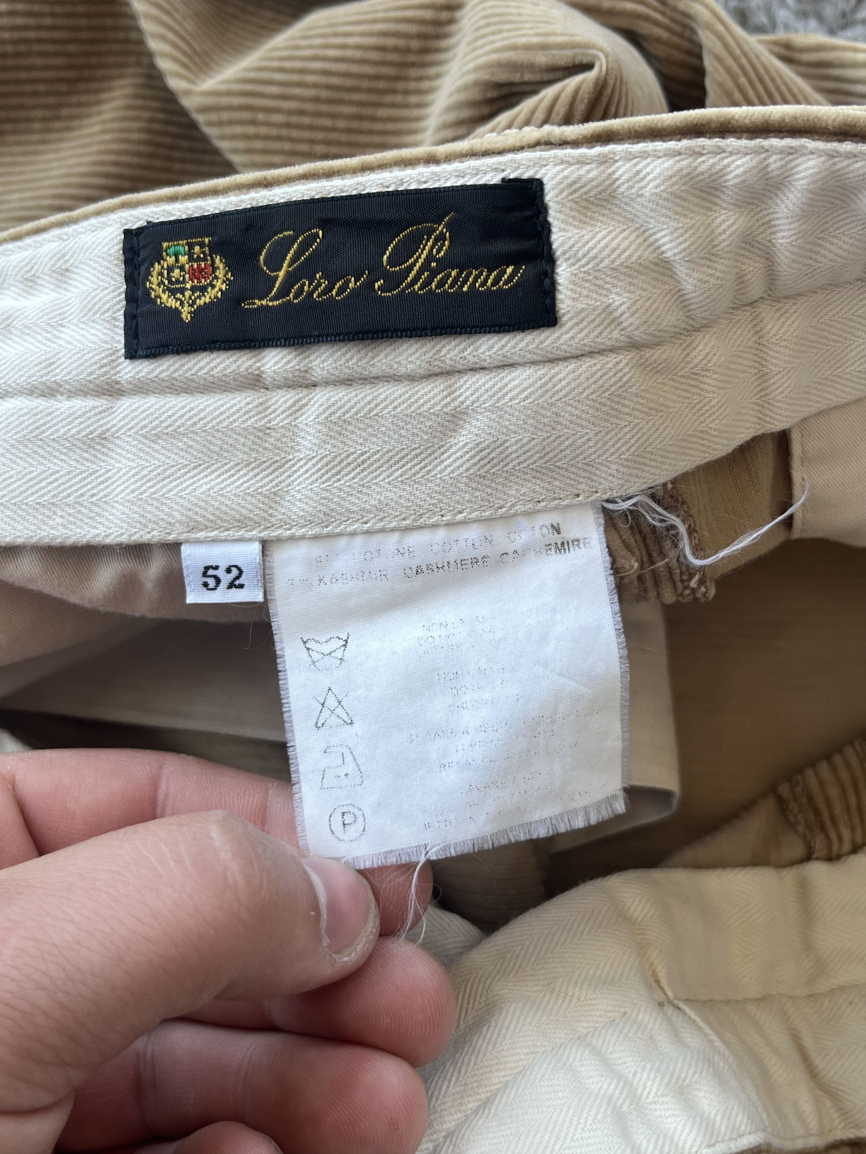 Loro Piana LORO PIANA Vintage Vilvet Pants Very Rare Kashmir Size US 36 / EU 52 - 7 Thumbnail