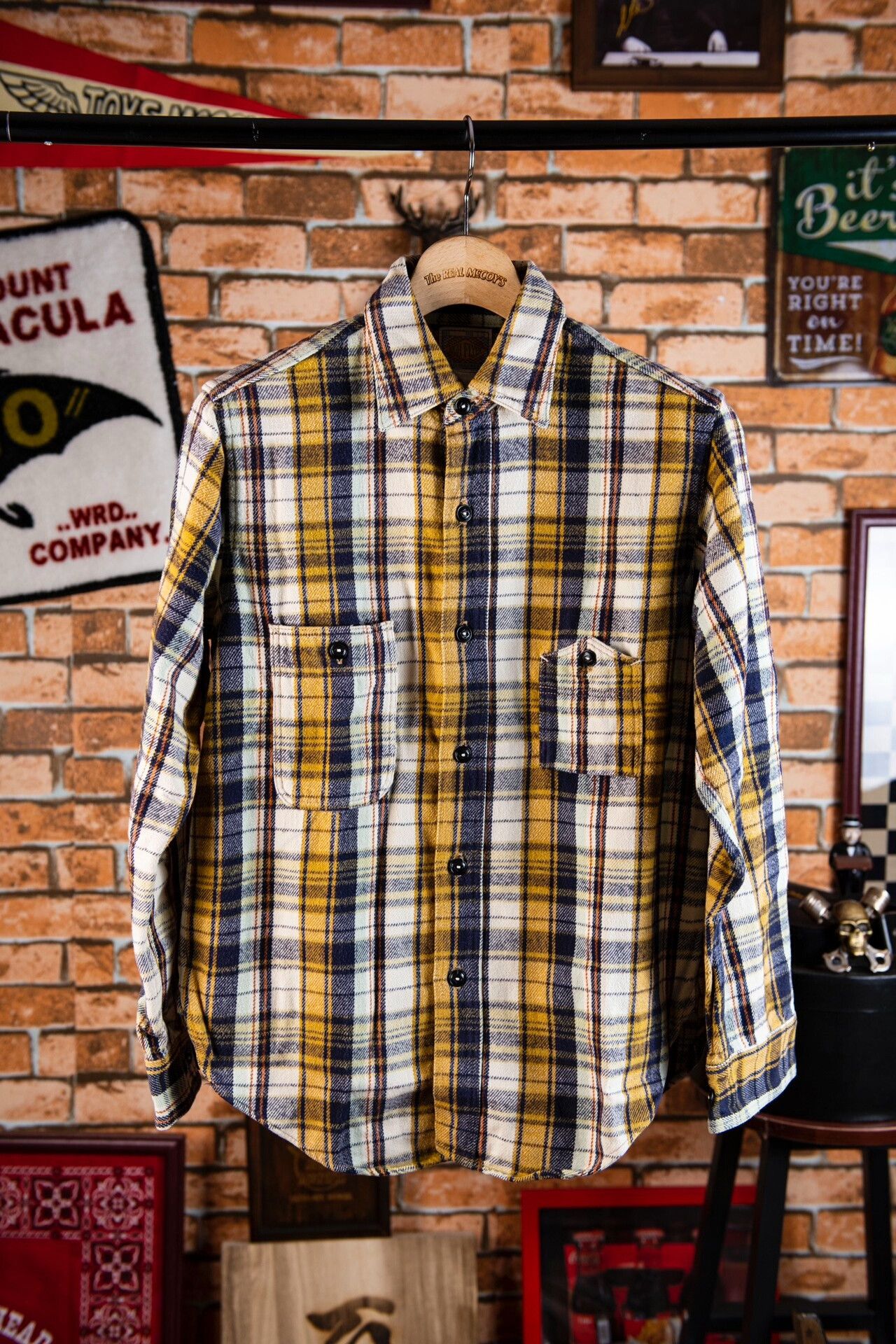 Freewheelers 40's Style Flannel Work Shirt Size US M / EU 48-50 / 2 - 1 Thumbnail