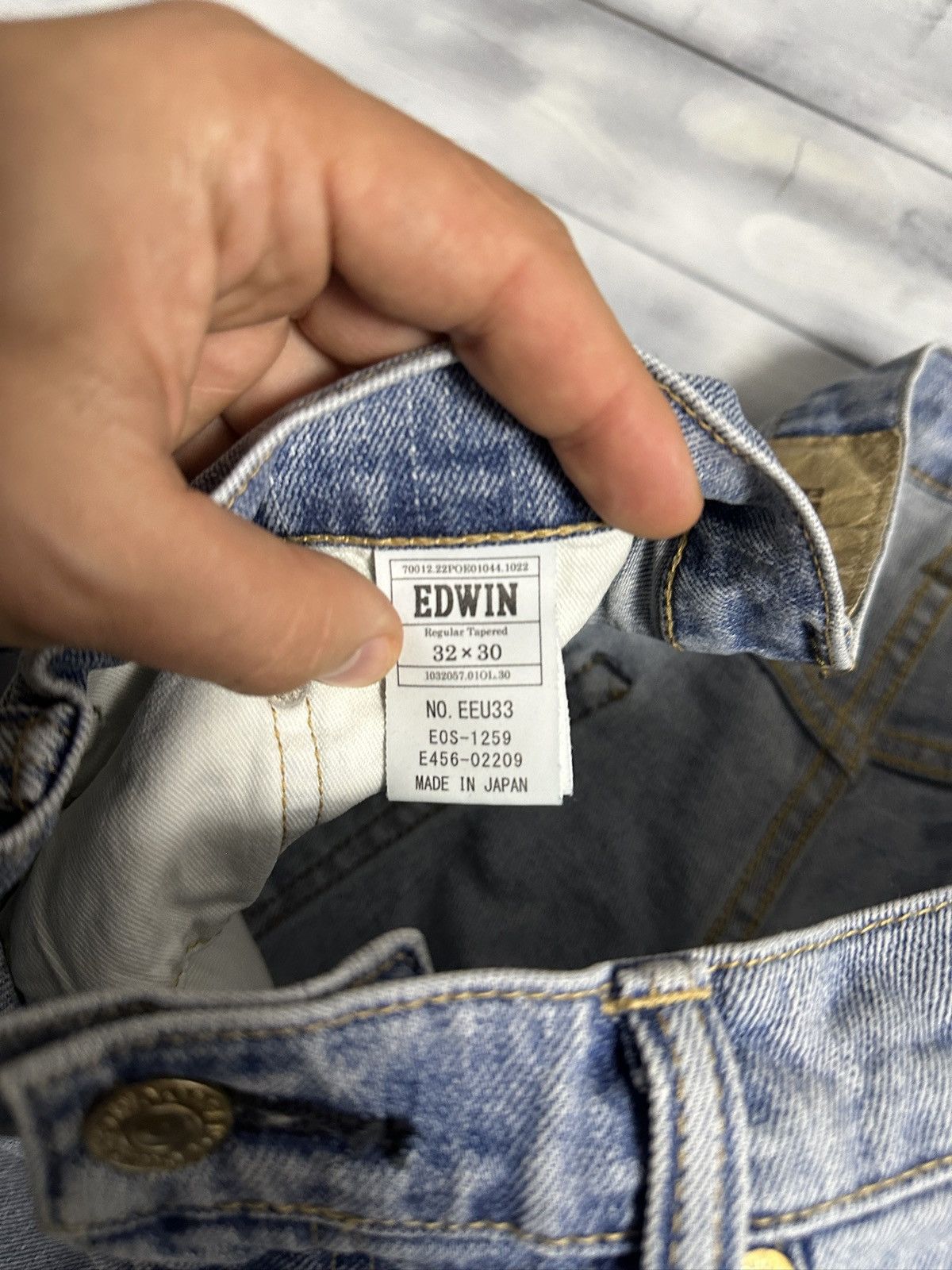 Edwin Rare Vintage Edwin Made In Japan Denim Pants Jeans Size US 32 / EU 48 - 9 Thumbnail