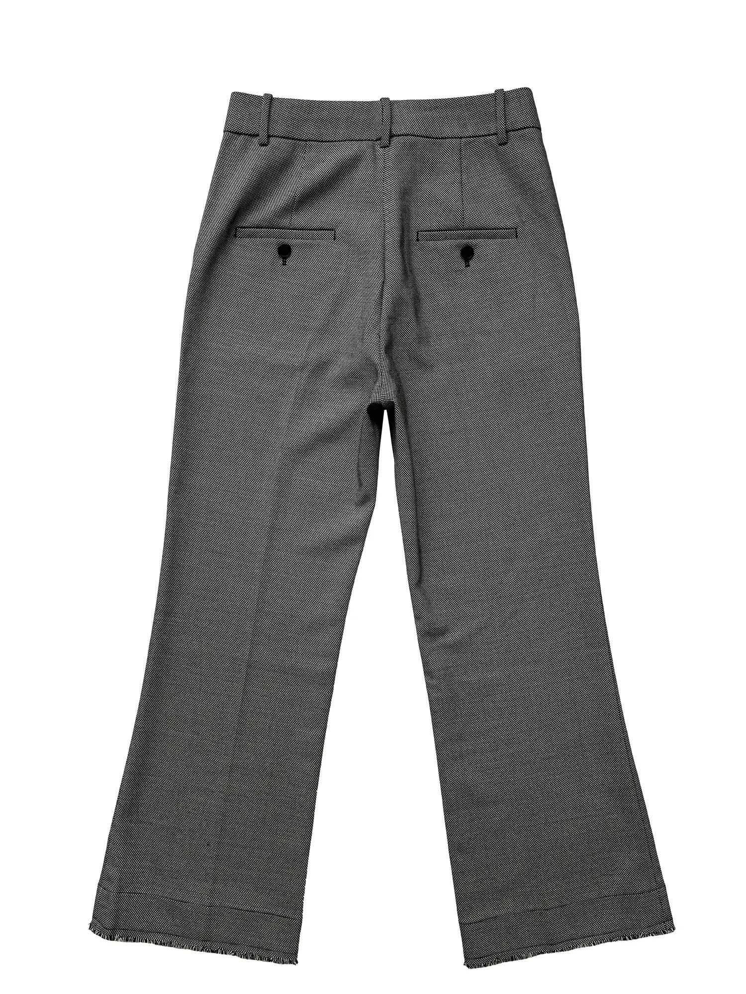 Helmut Lang ⚡️QUICK SALE⚡️Helmut Lang Black White Pattern Trousers Size 26" / US 2 / IT 38 - 2 Thumbnail