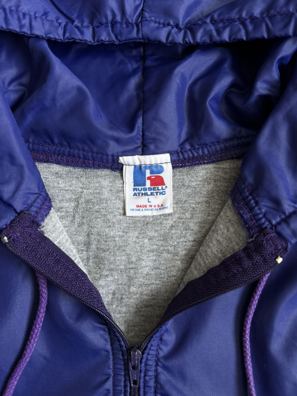 Russell Athletic RARE❗️Vintage 80’s Russell Athletic Campbesville Nylon Jacket Size US L / EU 52-54 / 3 - 10 Thumbnail