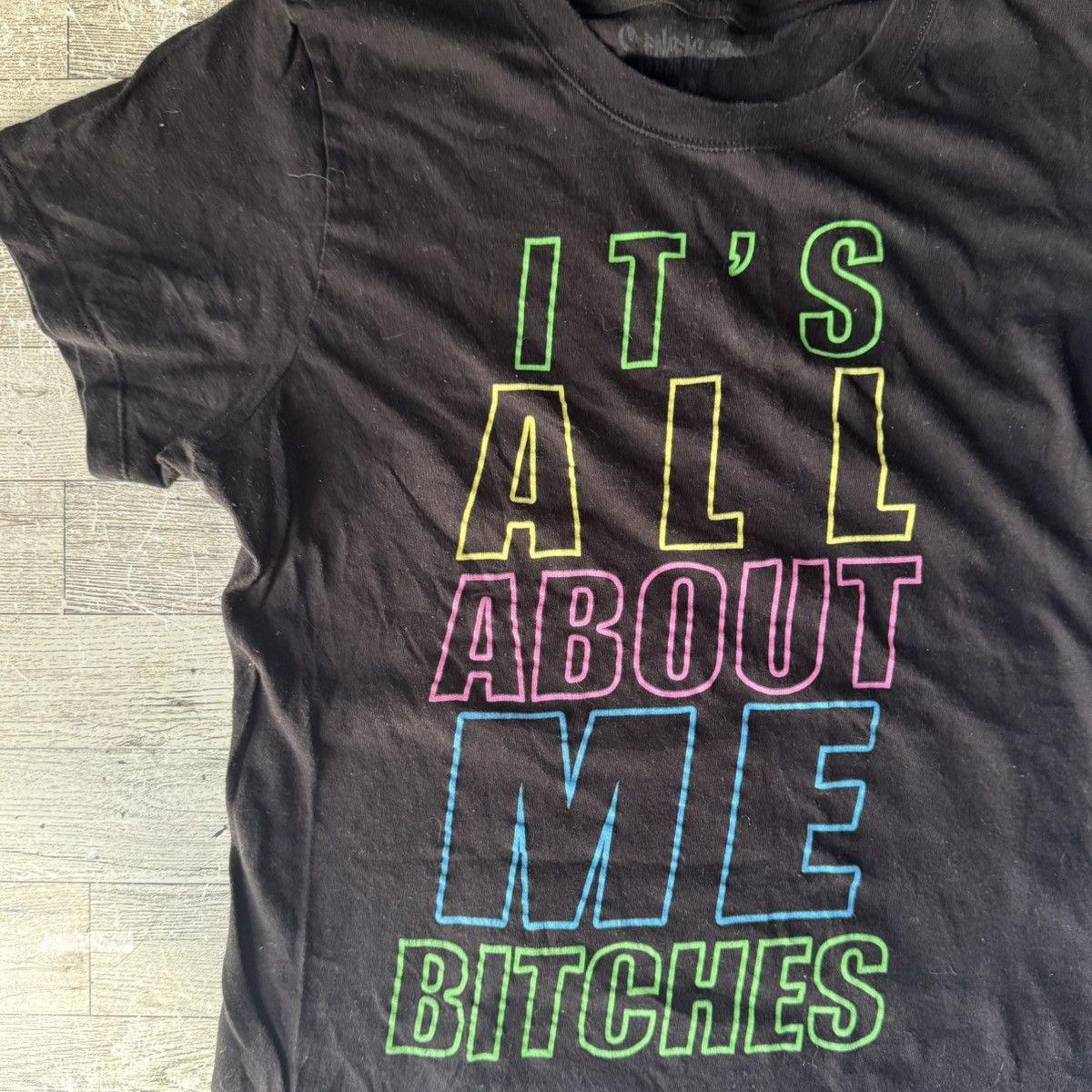 Vintage Vintage, Spencer’s, All About Me Fitted Tee Size L / US 10 / IT 46 - 8 Thumbnail