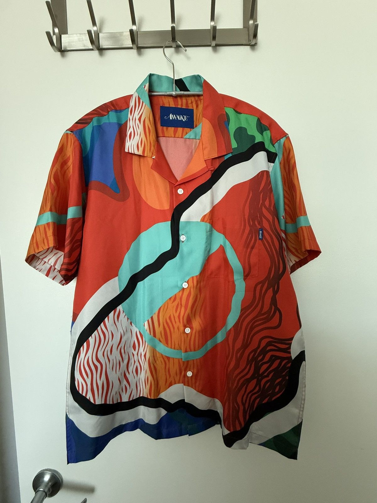Awake NY Awake x Sam Friedman Silk Button Up Shirt Size US M / EU 48-50 / 2 - 1 Thumbnail