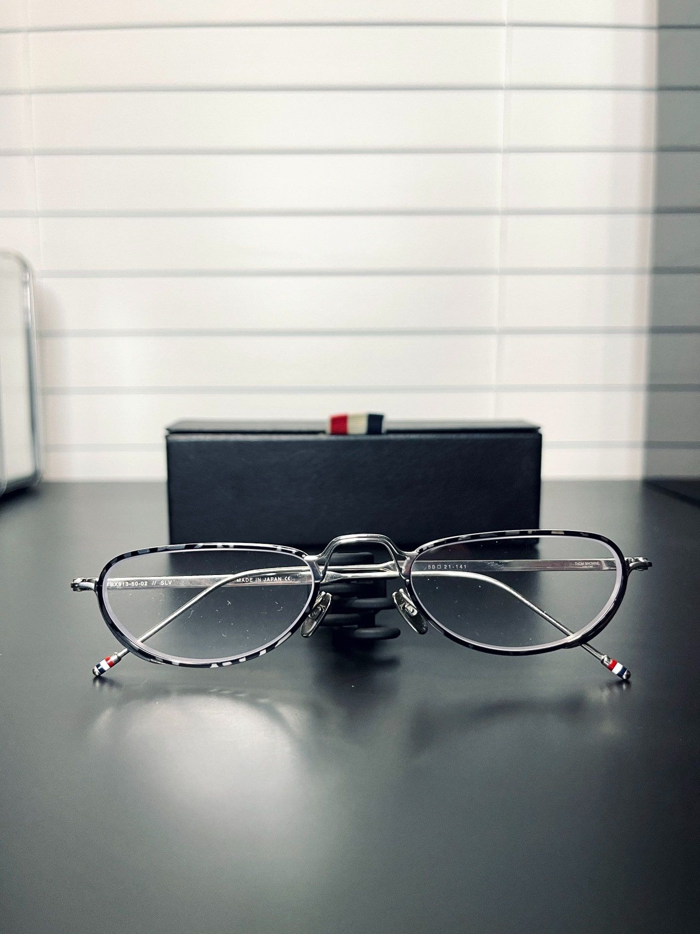 Thom Browne Thom Browne Titanium Optical Glasses Size ONE SIZE - 1 Thumbnail