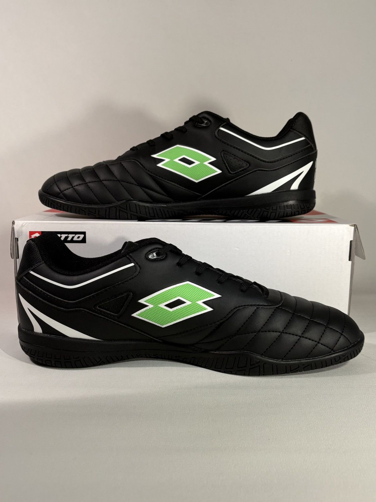 Lotto Sport Lotto Ultra Press Indoor Classic Green Soccer Shoes Men's 11 Size US 11 / EU 44 - 3 Thumbnail
