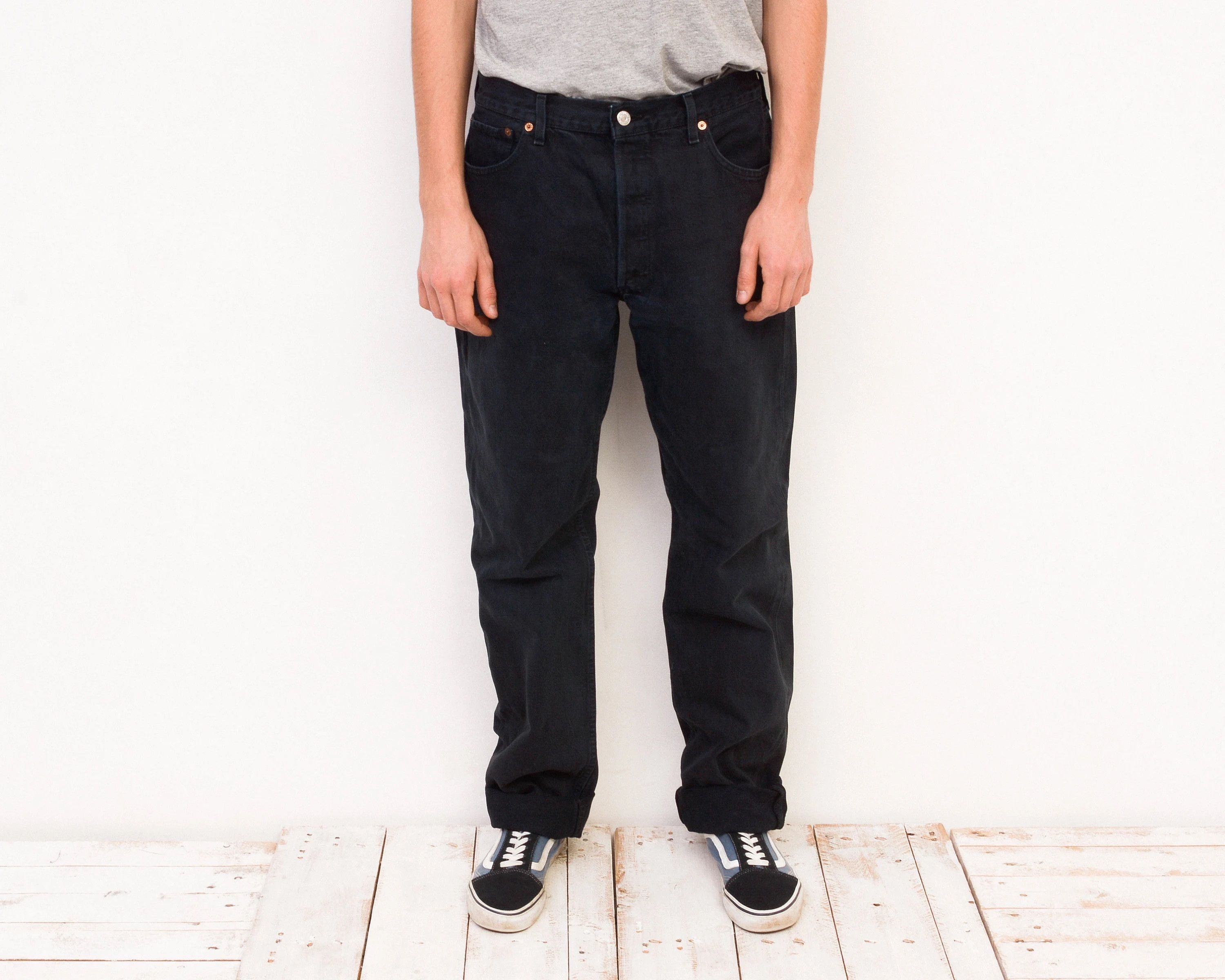 Levi's LEVI'S STRAUSS 501 Vintage 2006 Men's W36 L36 Black Jeans Size US 36 / EU 52 - 2 Thumbnail