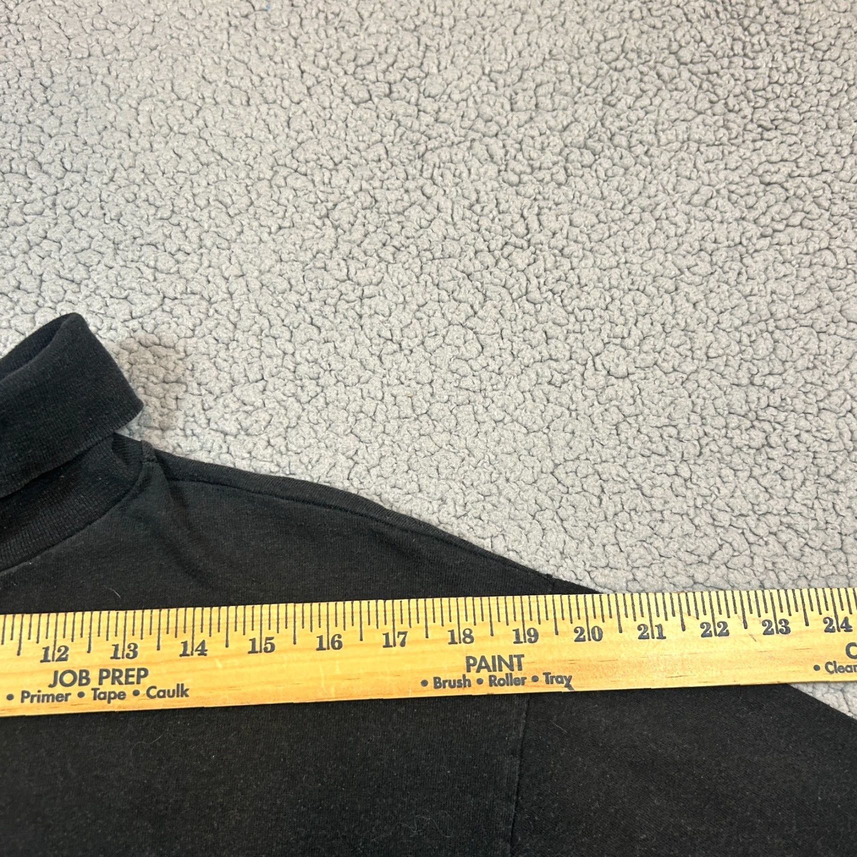 Fruit Of The Loom VINTAGE Fruit Of The Loom Casualwear Men's L Turtleneck Long Sleeve Shirt Black Size US L / EU 52-54 / 3 - 8 Thumbnail