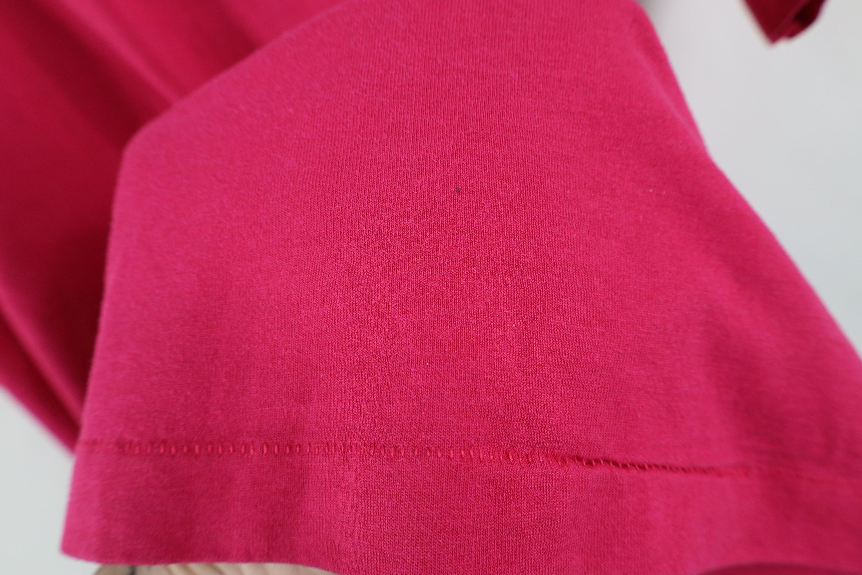 Vintage Vintage 90s Streetwear Short Sleeve T-Shirt Pink Cotton Size US XXL / EU 58 / 5 - 6 Thumbnail