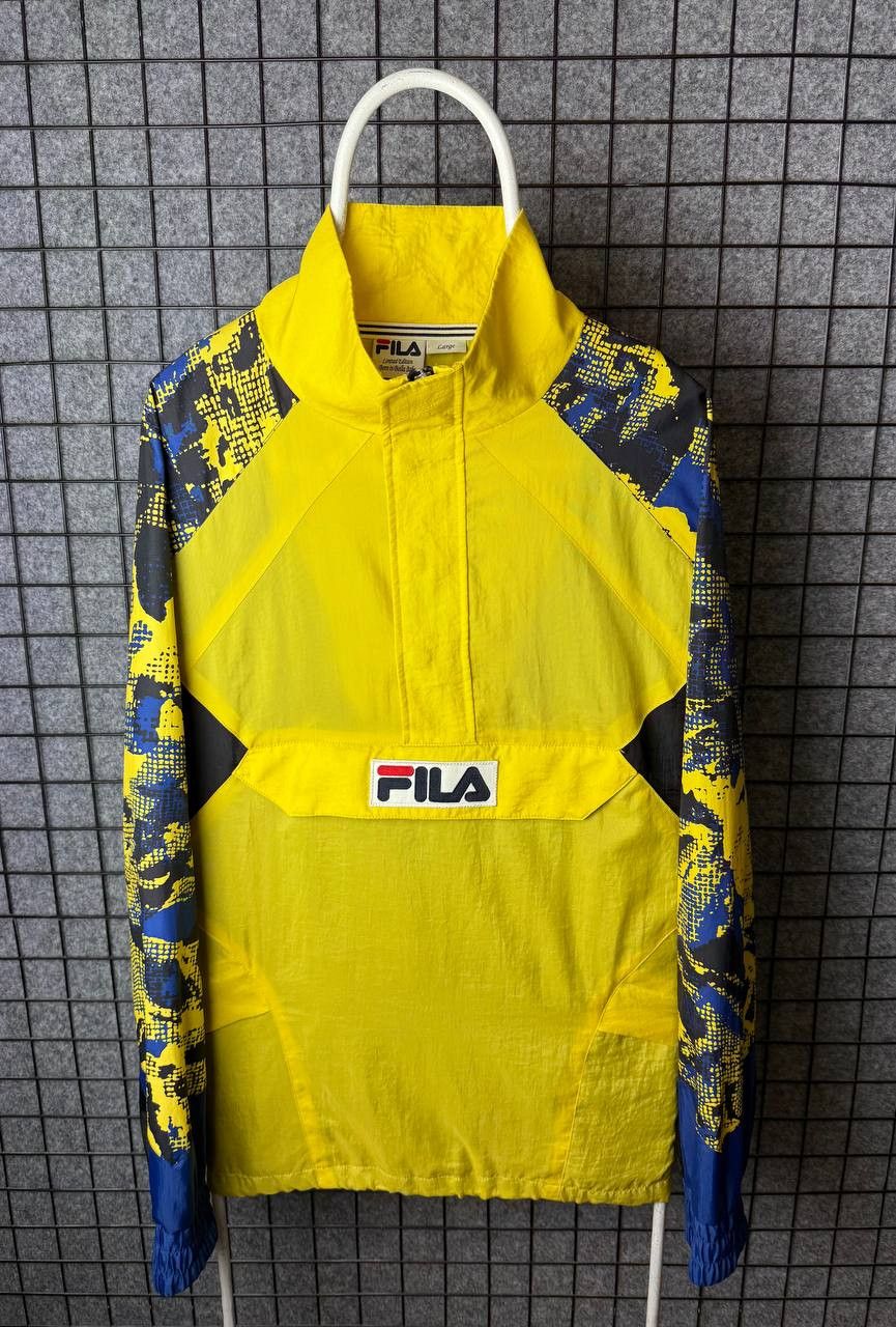 Fila Anorak Jacket Box logo size Large oversized