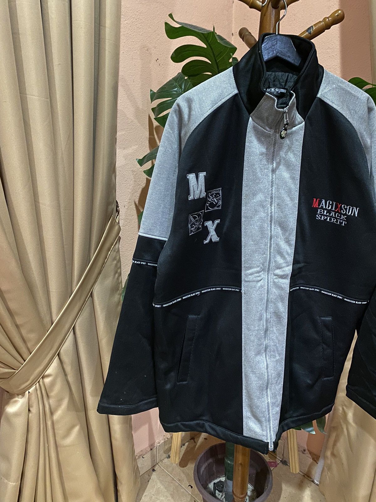 Other Vintage Magixson Black Spirit Jacket – Japanese Streetwear Size US XXL / EU 58 / 5 - 5 Thumbnail