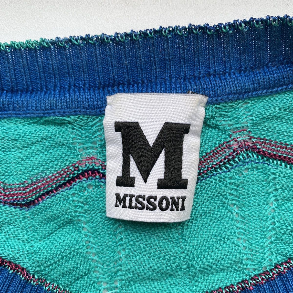 Missoni × Vintage Vintage Cardigan Missoni Knit Size M / US 6-8 / IT 42-44 - 7 Thumbnail