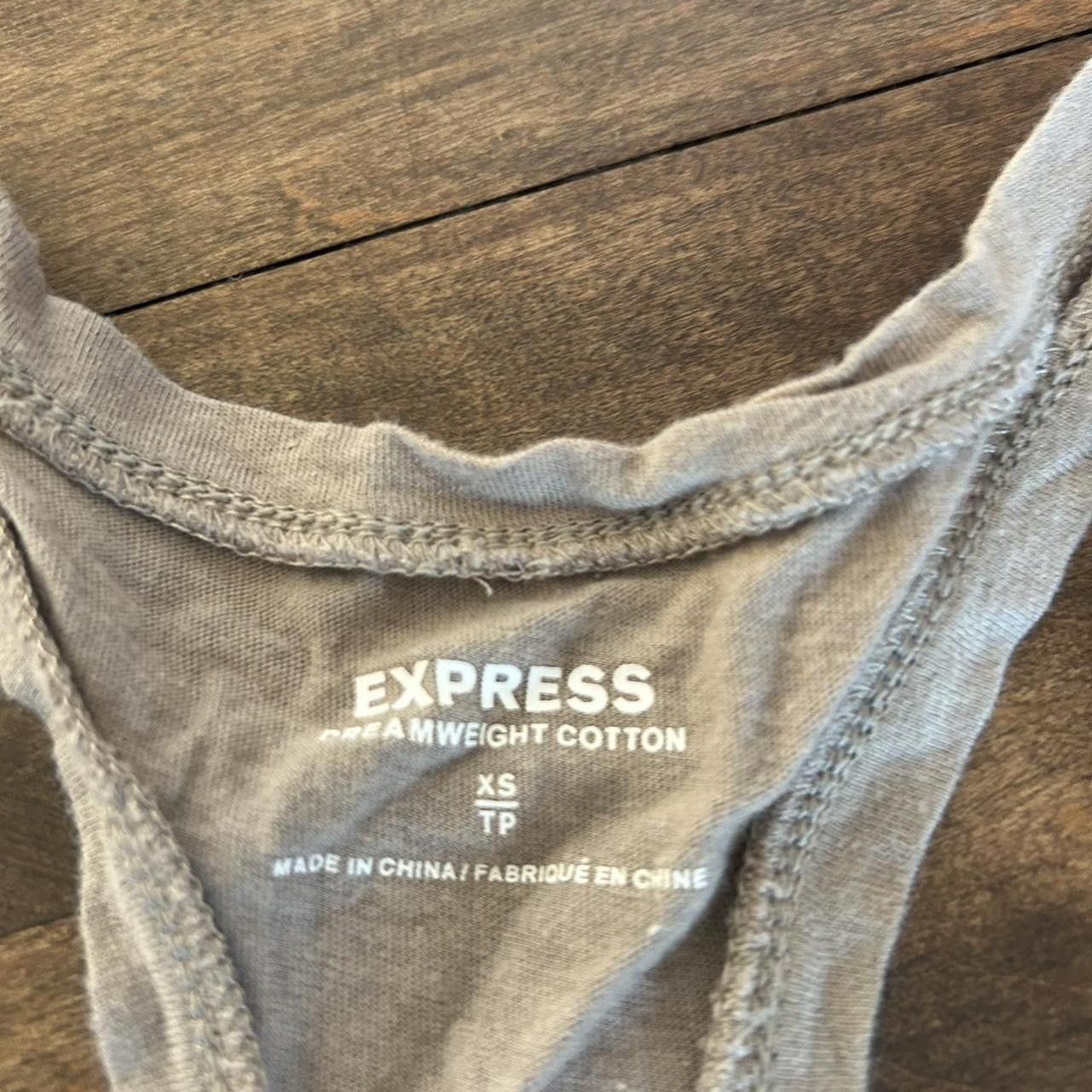 Express Express Gray Sequin Tank Top XS Size XS / US 0-2 / IT 36-38 - 3 Thumbnail