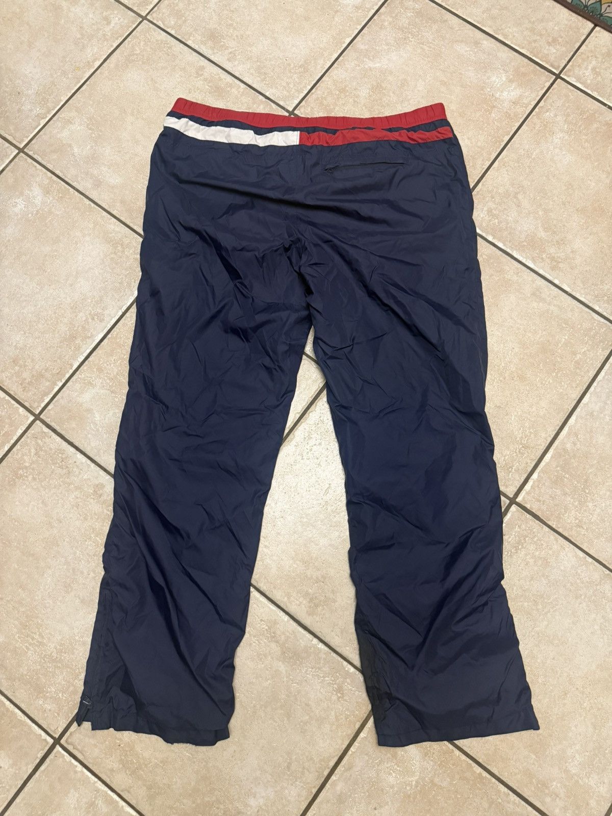 Dark blue Y2k Tommy nylon pants