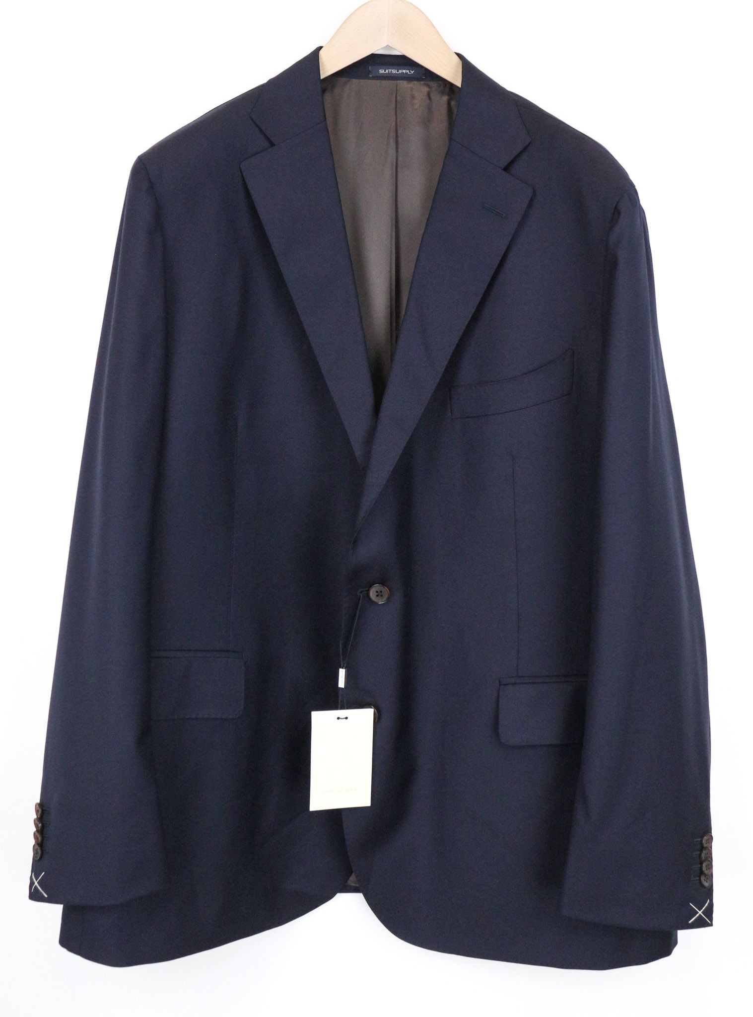 Suitsupply LA SPALLA UK56R Navy Wool S110s Blazer 75043 Size 54R - 1 Thumbnail