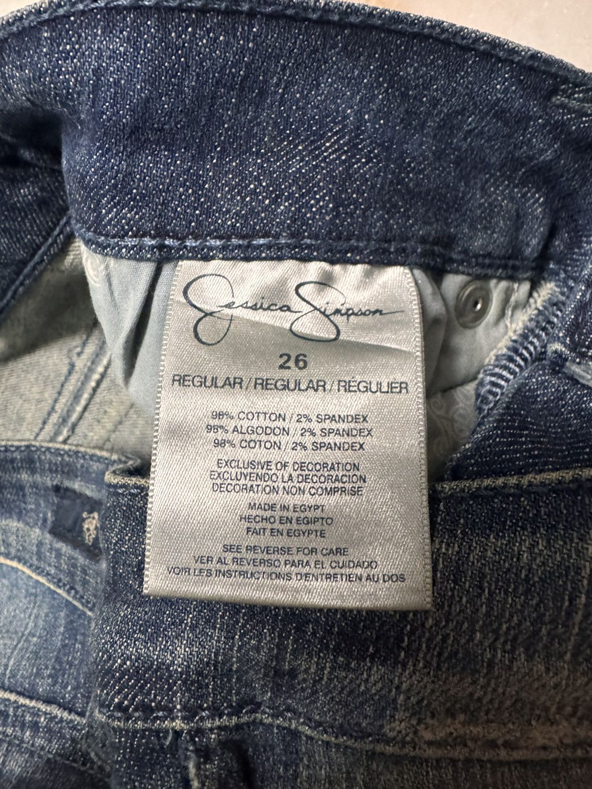 Vintage VINTAGE 2000s BELL BOTTOM FLARE RARE FADED Size US 27 - 12 Thumbnail
