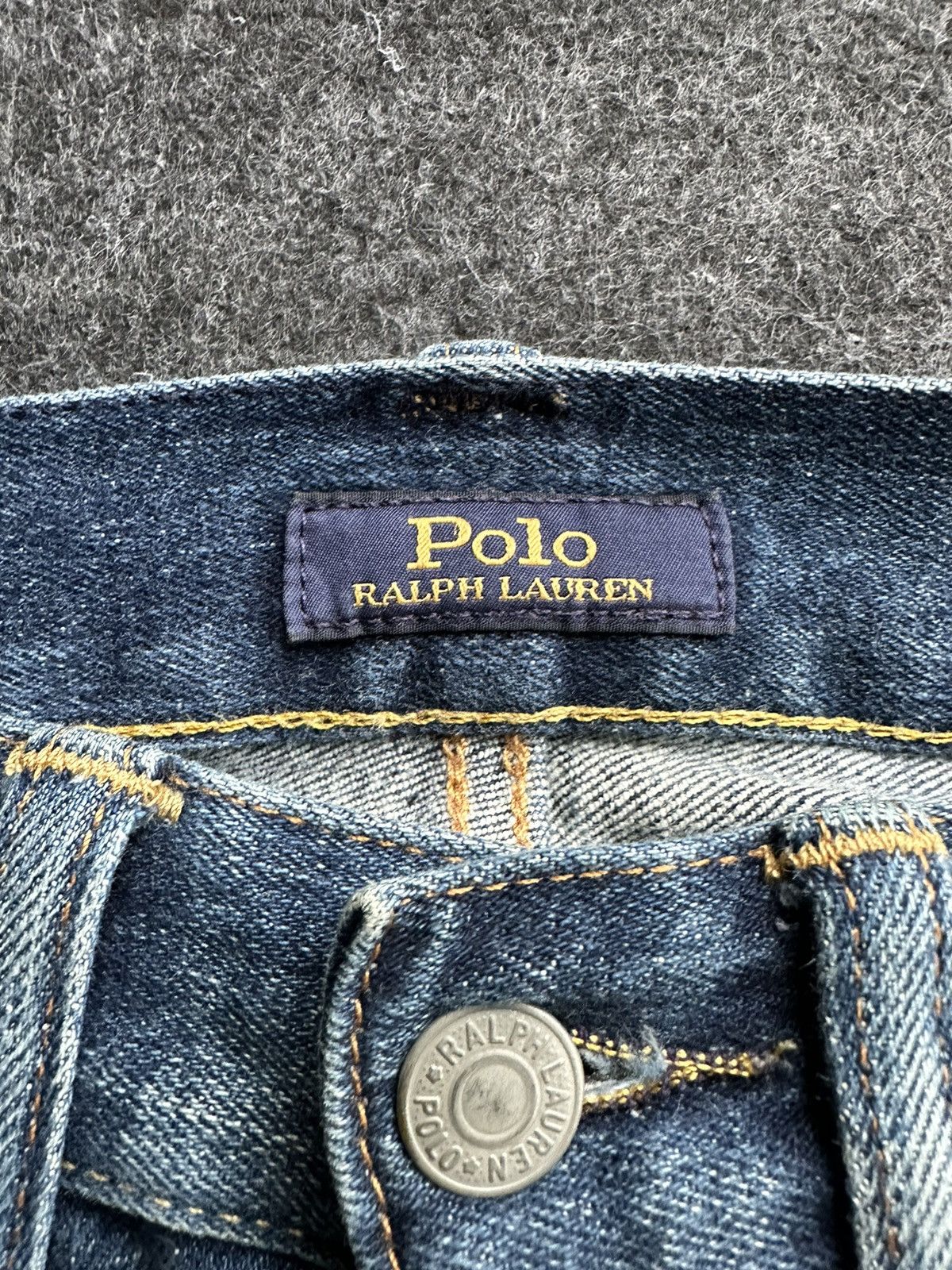 Polo Ralph Lauren Vintage Polo Ralph Lauren Slim Fit Denim 28x30 D415 Size US 28 / EU 44 - 13 Thumbnail