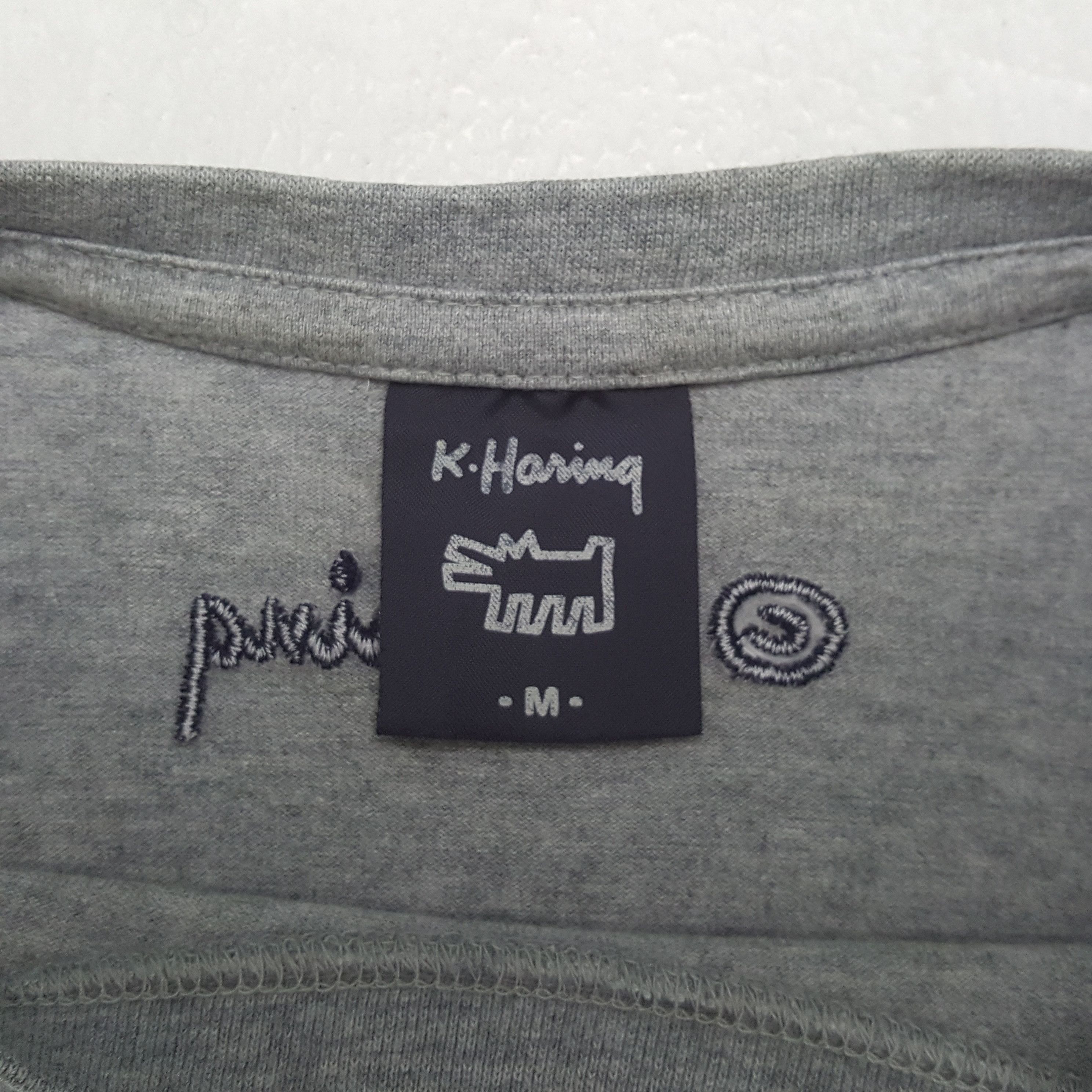 Keith Haring Keith Haring Skateboard Design Tshirt C299N69 Size US M / EU 48-50 / 2 - 4 Thumbnail