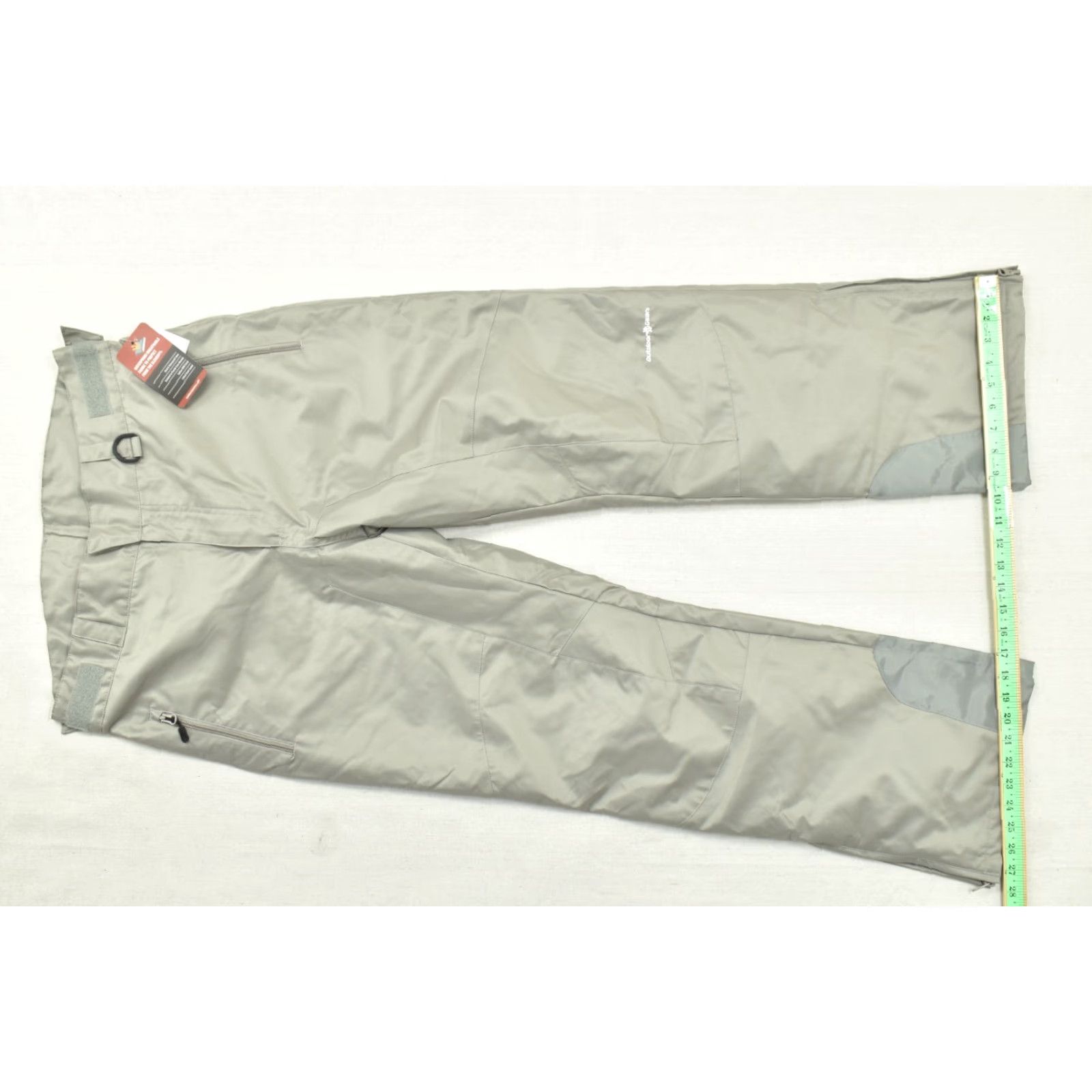 Vintage Outdoor Gear Men Polar Pants M Grey Waterproof Insulated Ski Snow Hiking Pants Mens Medium Gray Winter Fur? Size US 31 - 3 Thumbnail