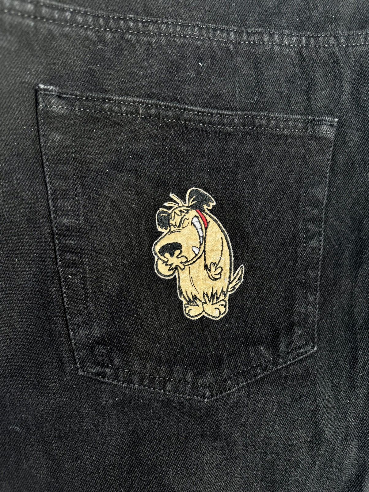 Iceberg × Vintage Iceberg History 90’s Vintage Hip Hop Rap Black Denim Jeans Size US 40 / EU 56 - 3 Thumbnail