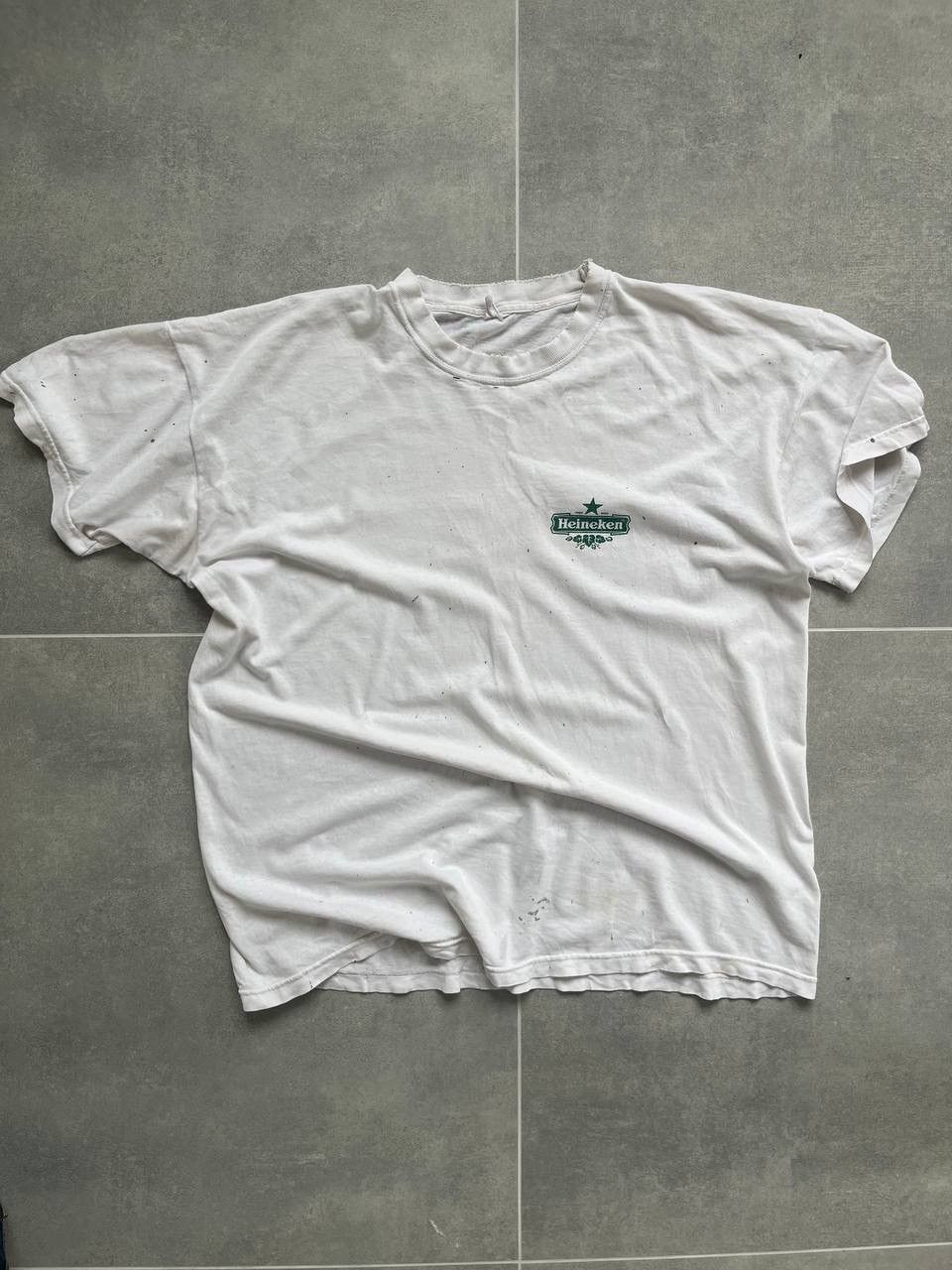 Vintage Vintage Heineken Thrashed Logo Tee Size US L / EU 52-54 / 3 - 2 Thumbnail