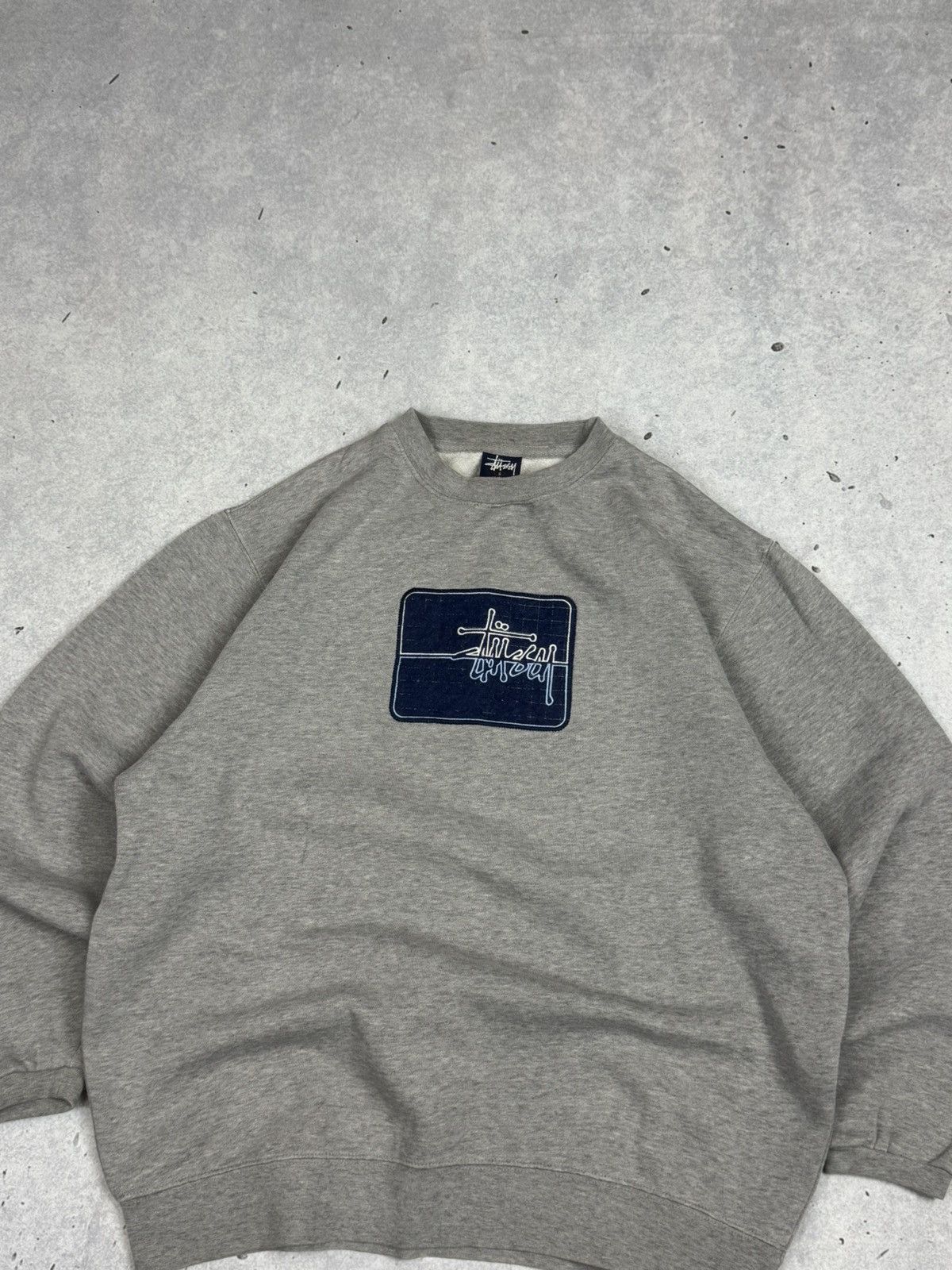 Stussy 90s Stussy Center Logo Oversized Sweatshirt Size US S / EU 44-46 / 1 - 3 Thumbnail