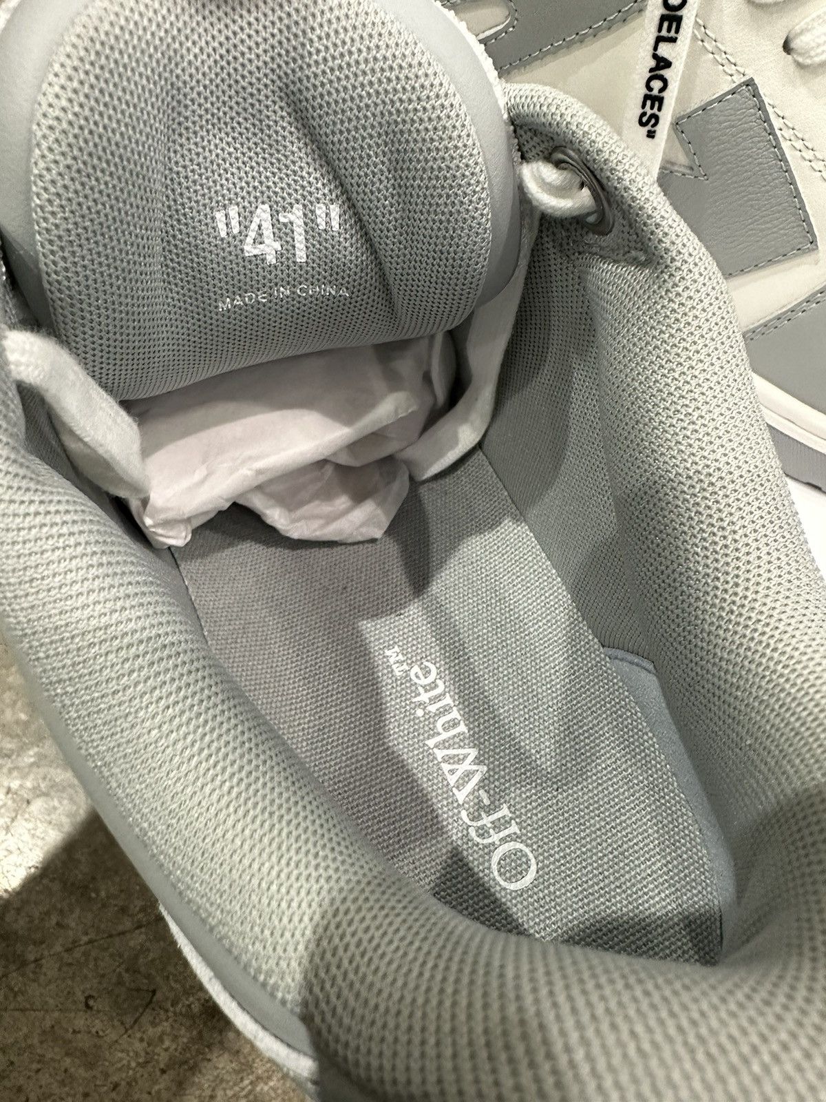 Off-White Off White Out Of Office Grey White Sneaker Size US 9 / EU 42 - 6 Thumbnail