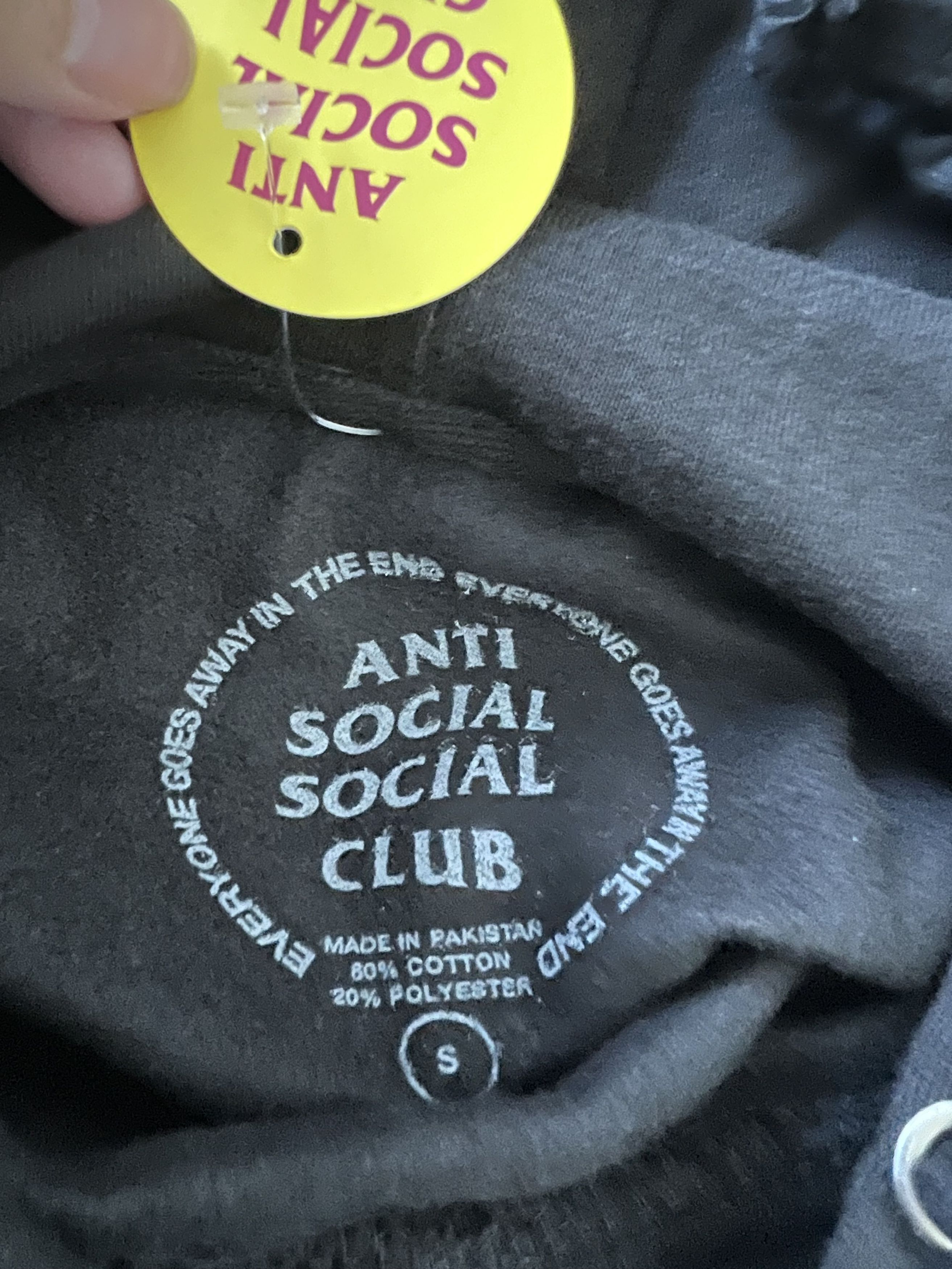 Anti Social Social Club Pair of Dice Black Hoodie Size US S / EU 44-46 / 1 - 5 Thumbnail
