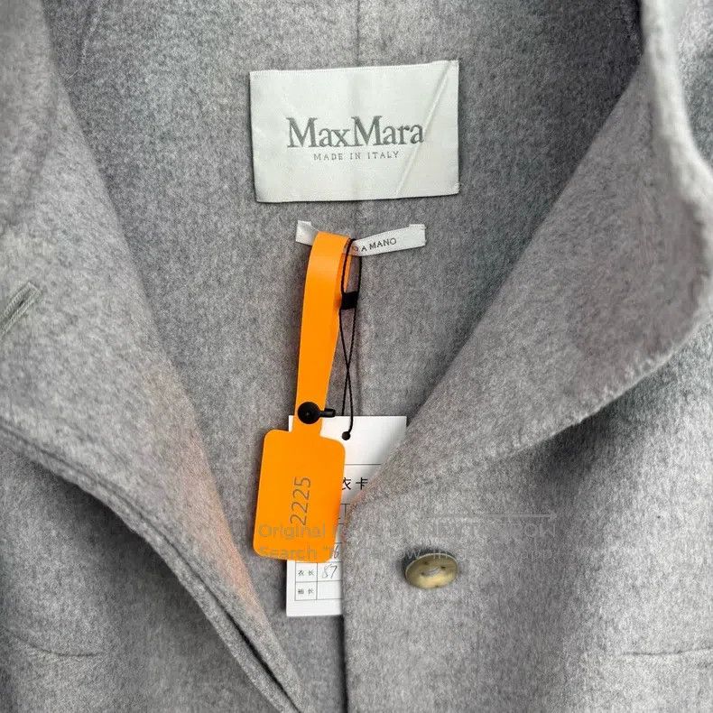 Max Mara Max Mara Grey Overcoat Size M / US 6-8 / IT 42-44 - 2 Thumbnail