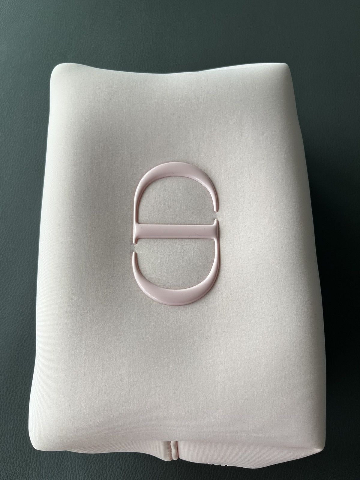 image of Dior Logo Toiletry Travel Bag in Pink, Men's