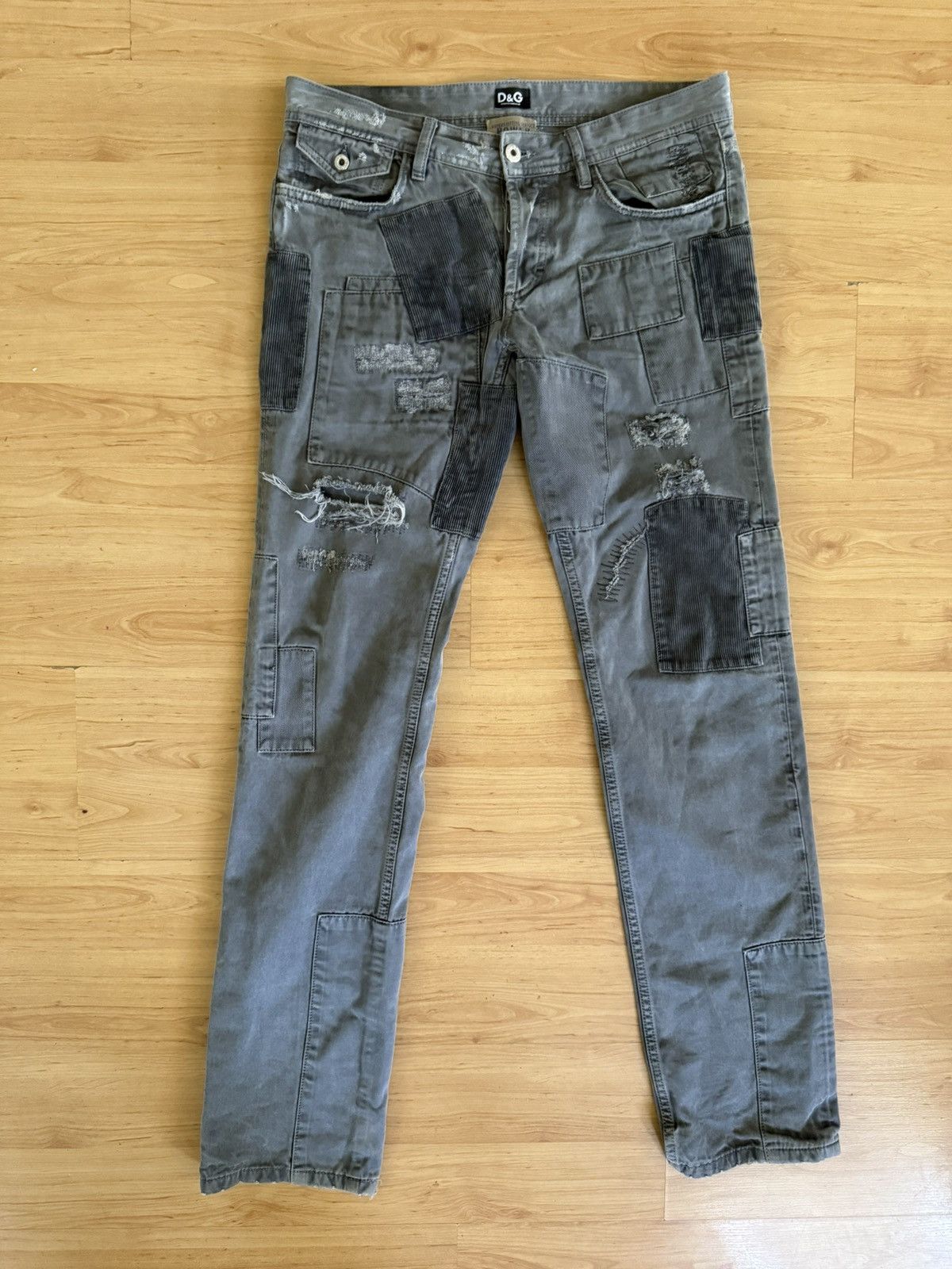 Dolce & Gabbana 2011 aw dolce and gabbana scab patchwork pant Size US 31 - 1 Thumbnail