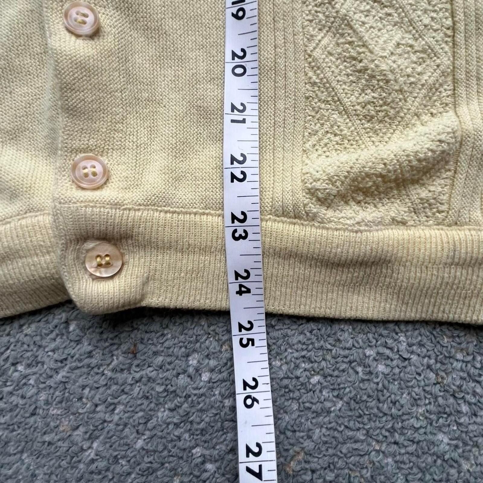 Jantzen 1960s Jantzen Wool Cardigan Button Up Sweater Size Medium Size XL / US 12-14 / IT 48-50 - 6 Thumbnail