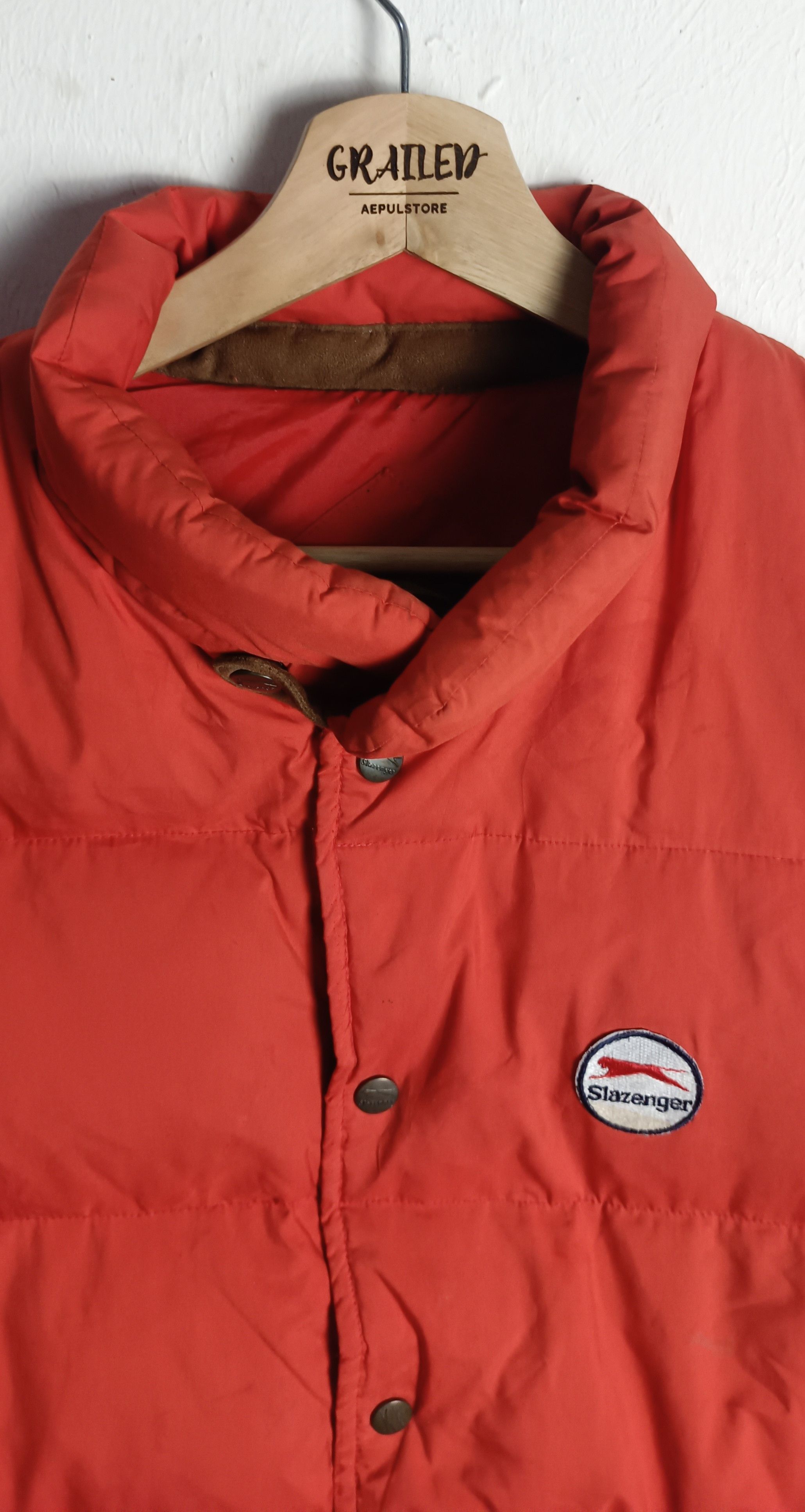 Japanese Brand Slazenger Puffer Vest Winter Seasons Size US XL / EU 56 / 4 - 10 Thumbnail