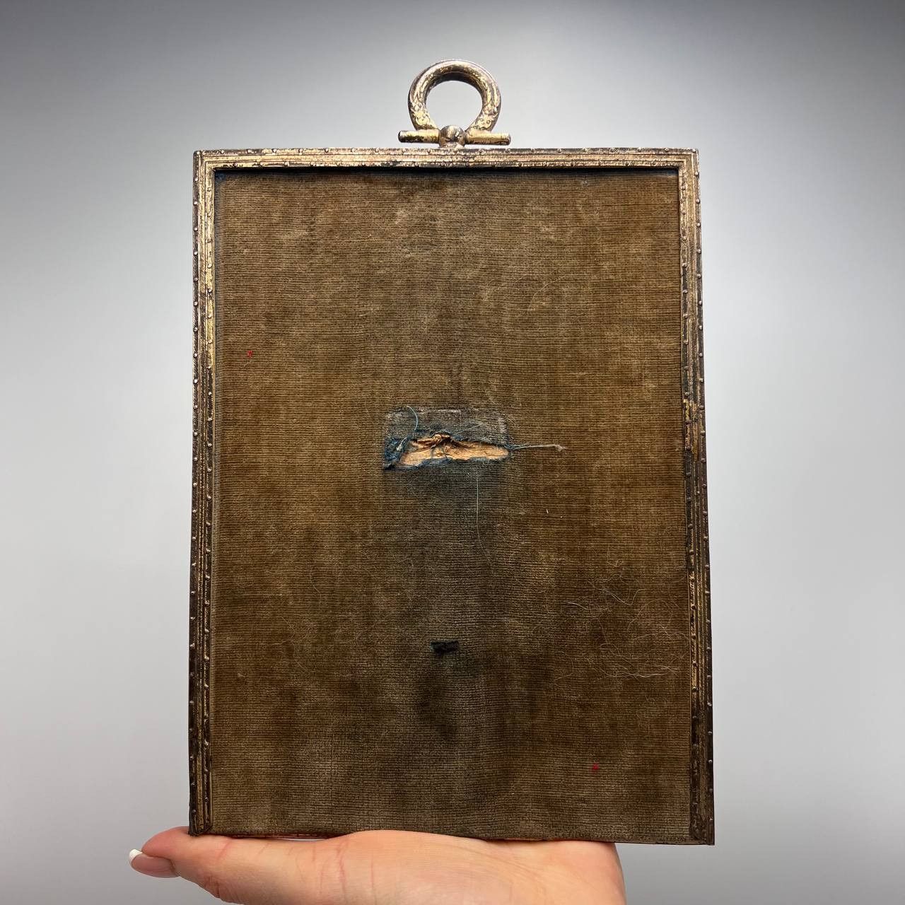 Vintage Antique Collectible Gilt Plated Brass Family Photo Portrait Size ONE SIZE - 5 Thumbnail