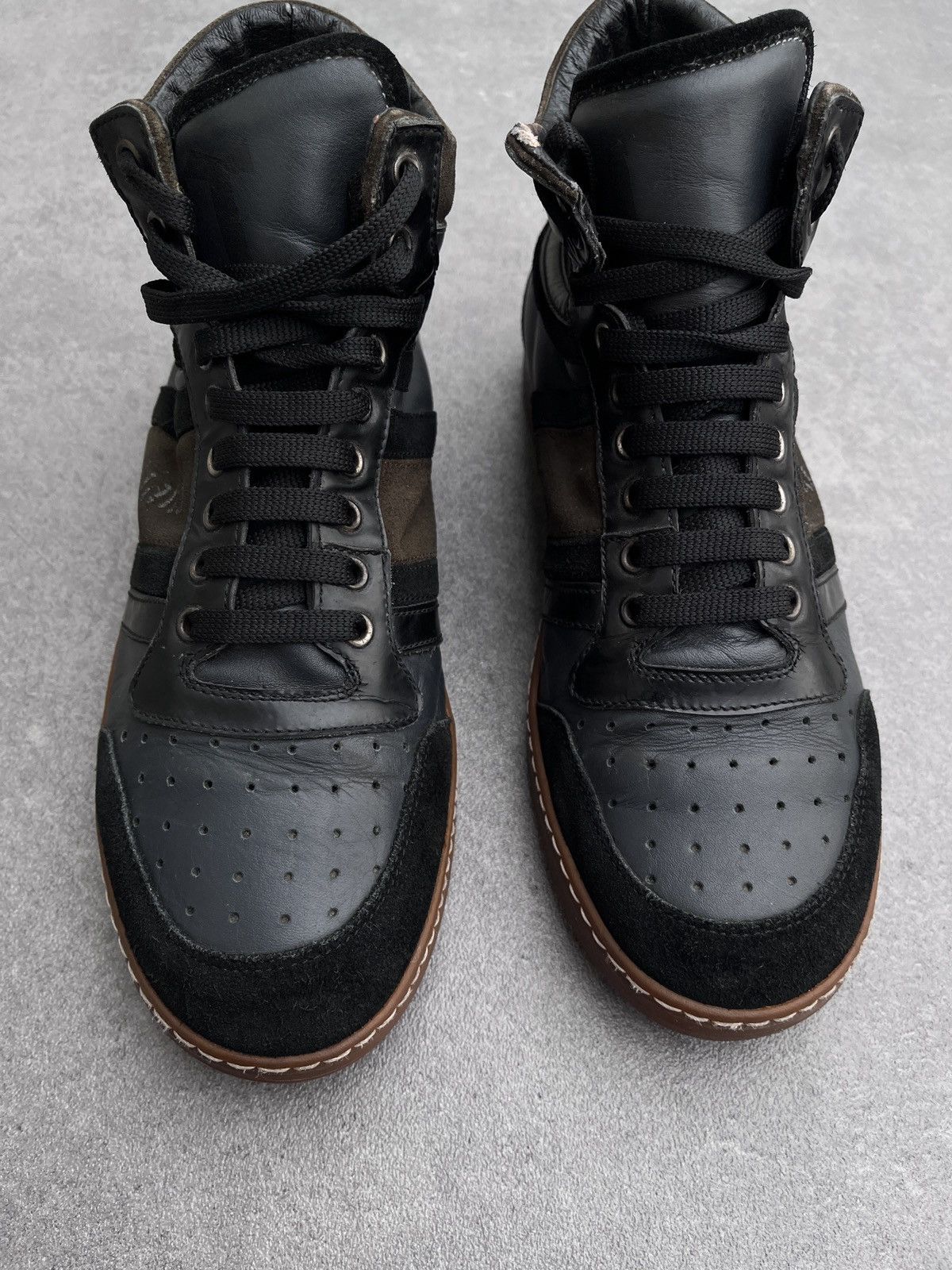 John Galliano 🔥Vintage 2000’s GALLIANO High Top Sneakers Size US 9 / EU 42 - 5 Thumbnail