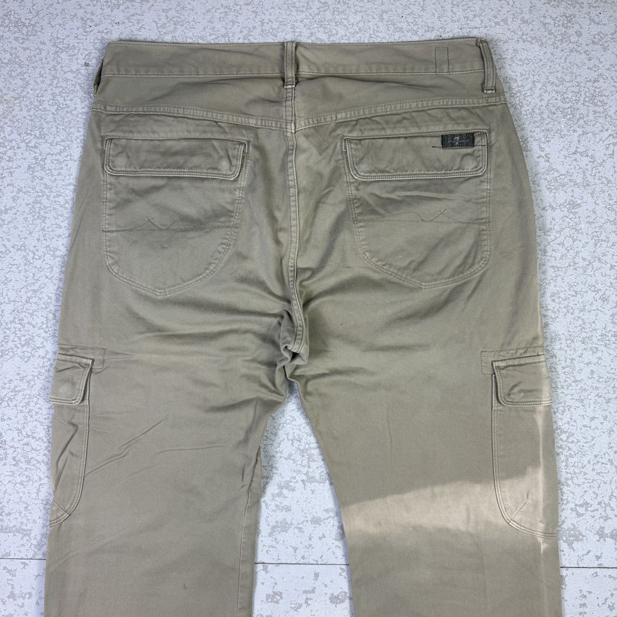 7 For All Mankind 7 For All Mankind Vintage Y2K Cargo Pant Size US 37 - 4 Thumbnail