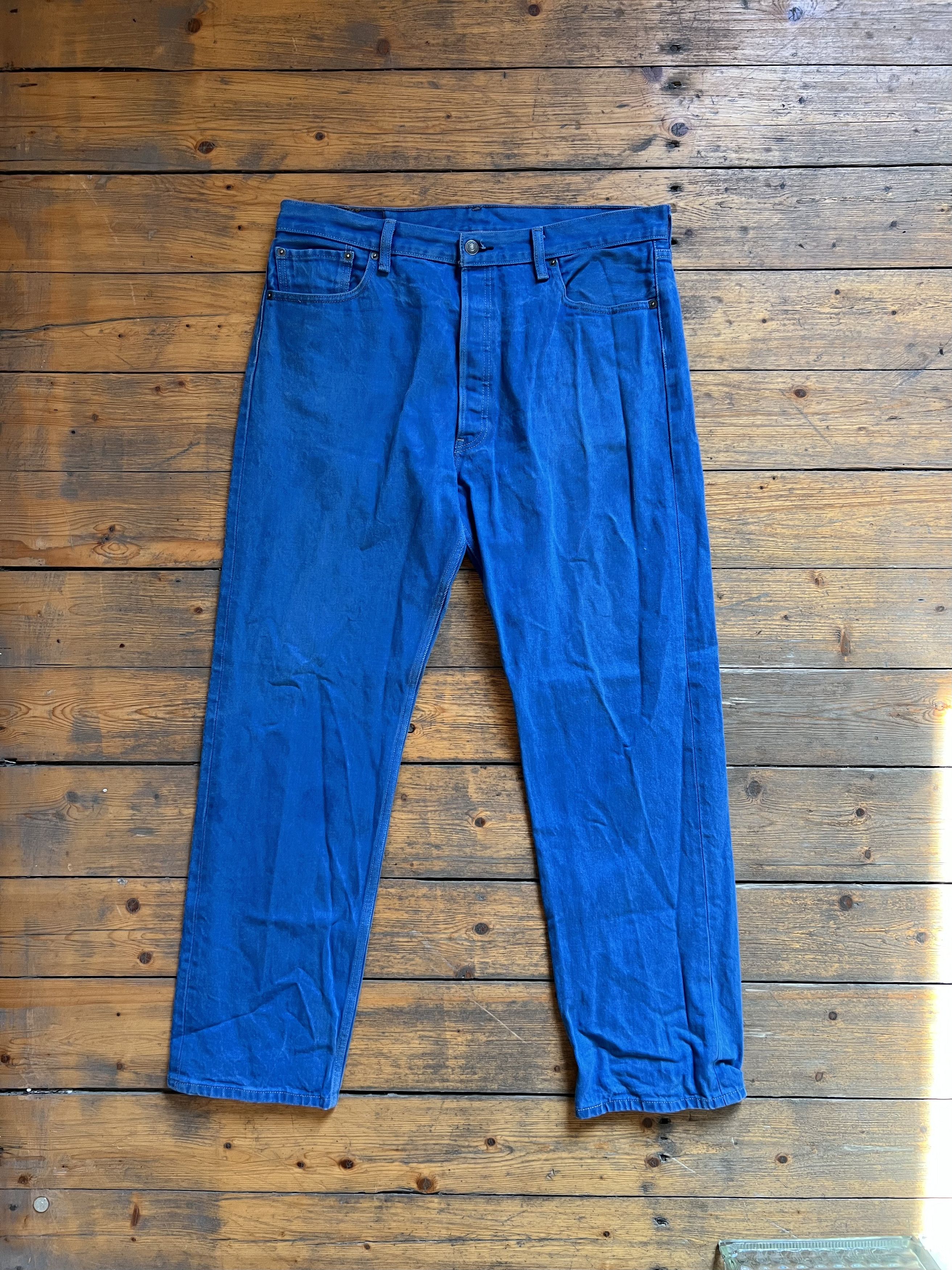 Levi's Vintage Clothing × Unsound Rags Levis Indigo Baggie Vintage Jeans Pants Size US 38 / EU 54 - 5 Thumbnail