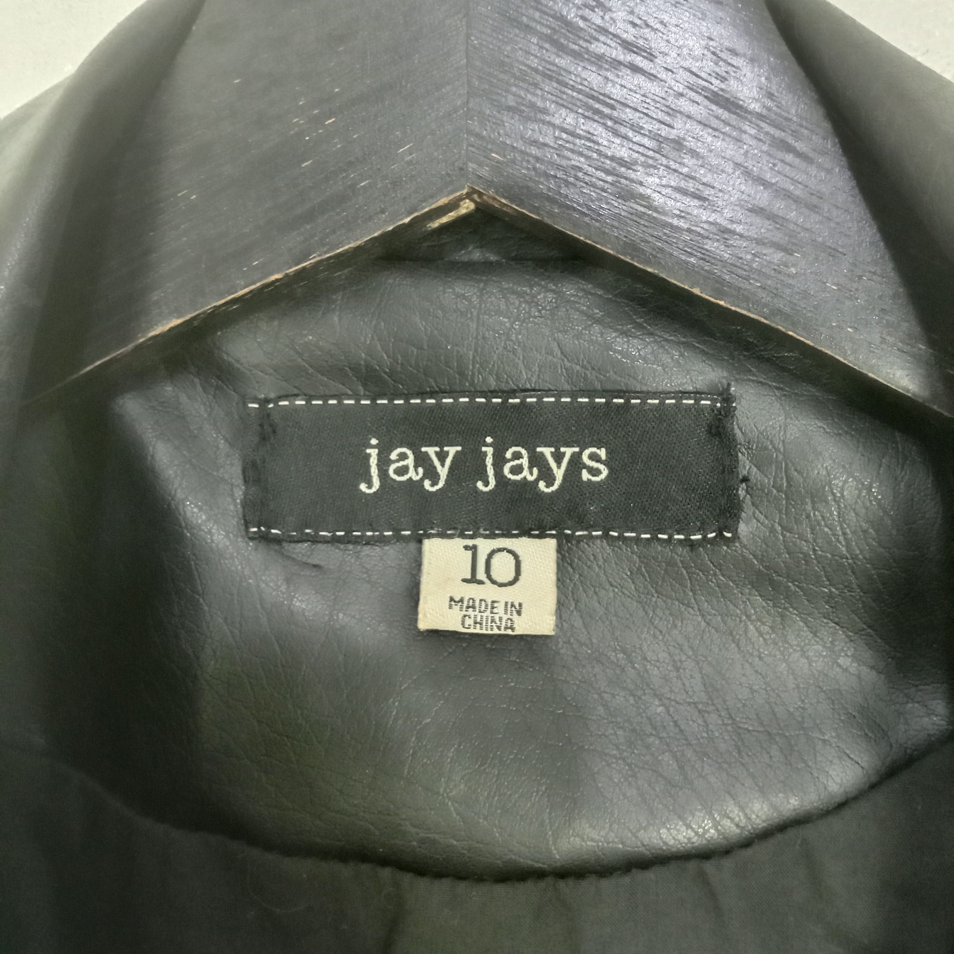 Japanese Brand Jay Jays Black Faux Double Collar Jacket Size XS / US 0-2 / IT 36-38 - 4 Thumbnail