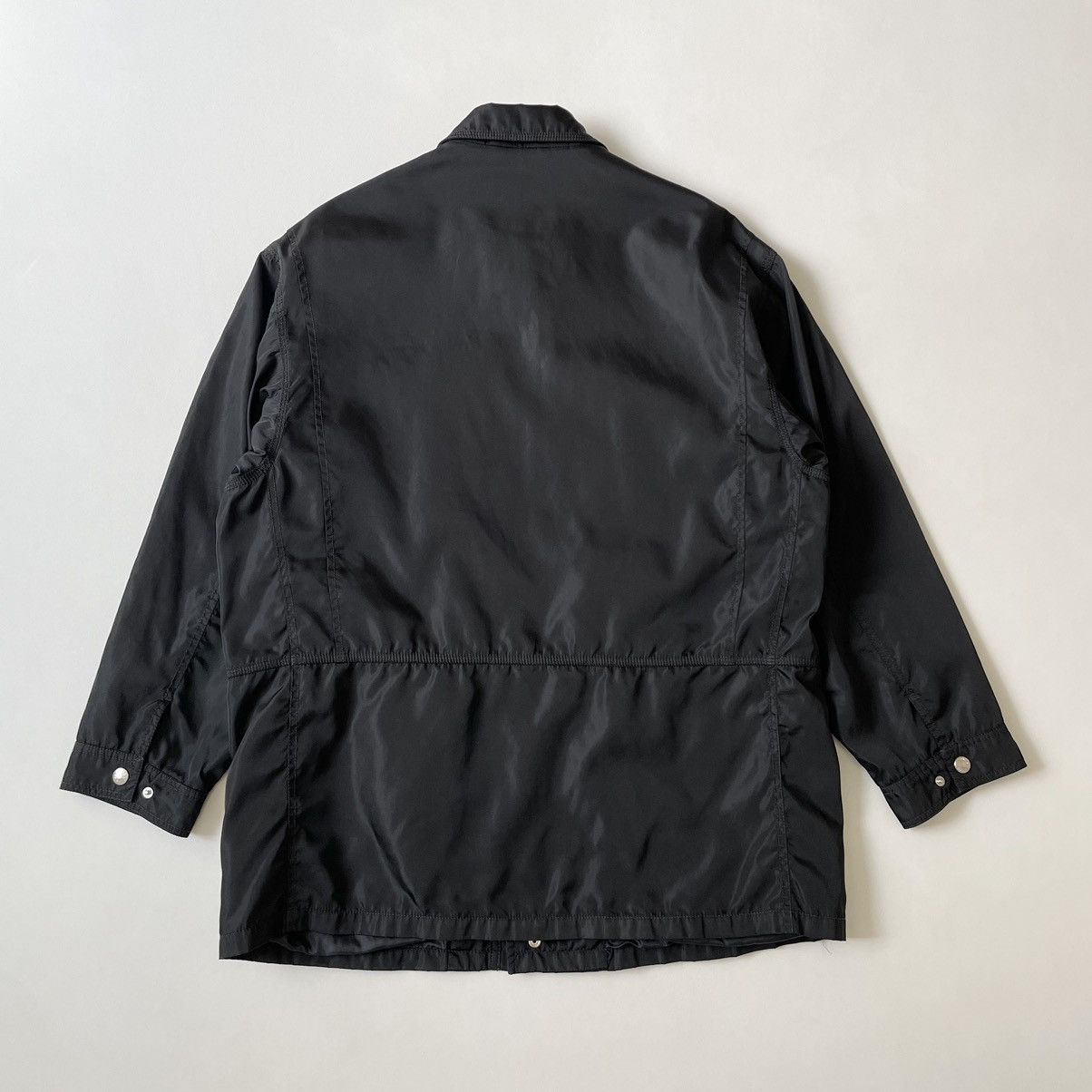 Prada Mid 90s Black Nylon Utility Jacket Size US XL / EU 56 / 4 - 12 Thumbnail
