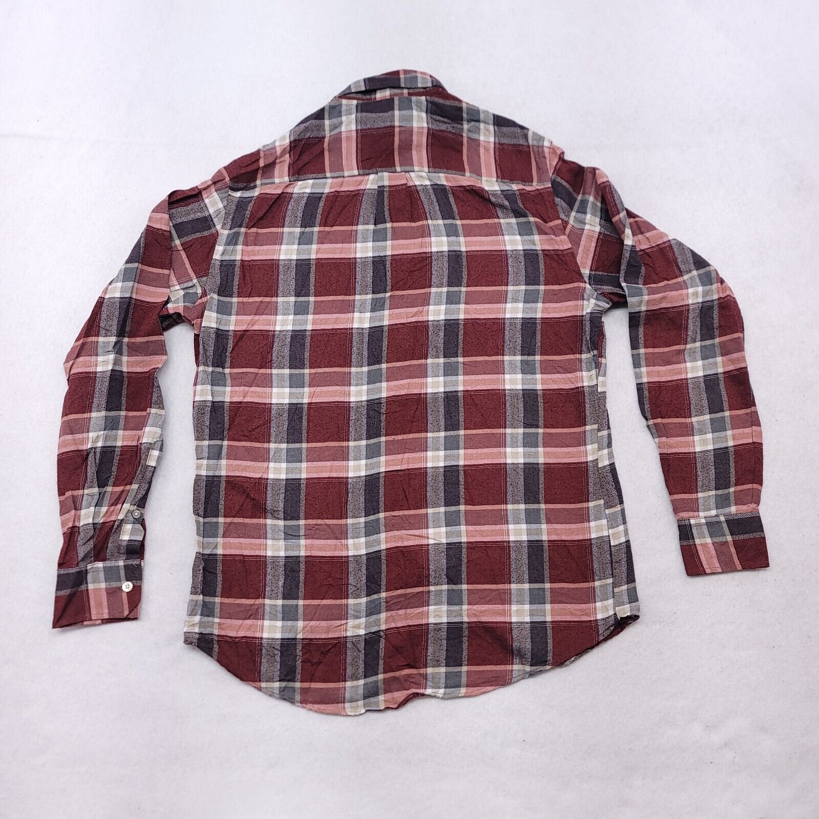 Van Heusen Van Heusen Madras Flannel Button Up Shirt Mens Size S Red Size US S / EU 44-46 / 1 - 10 Thumbnail