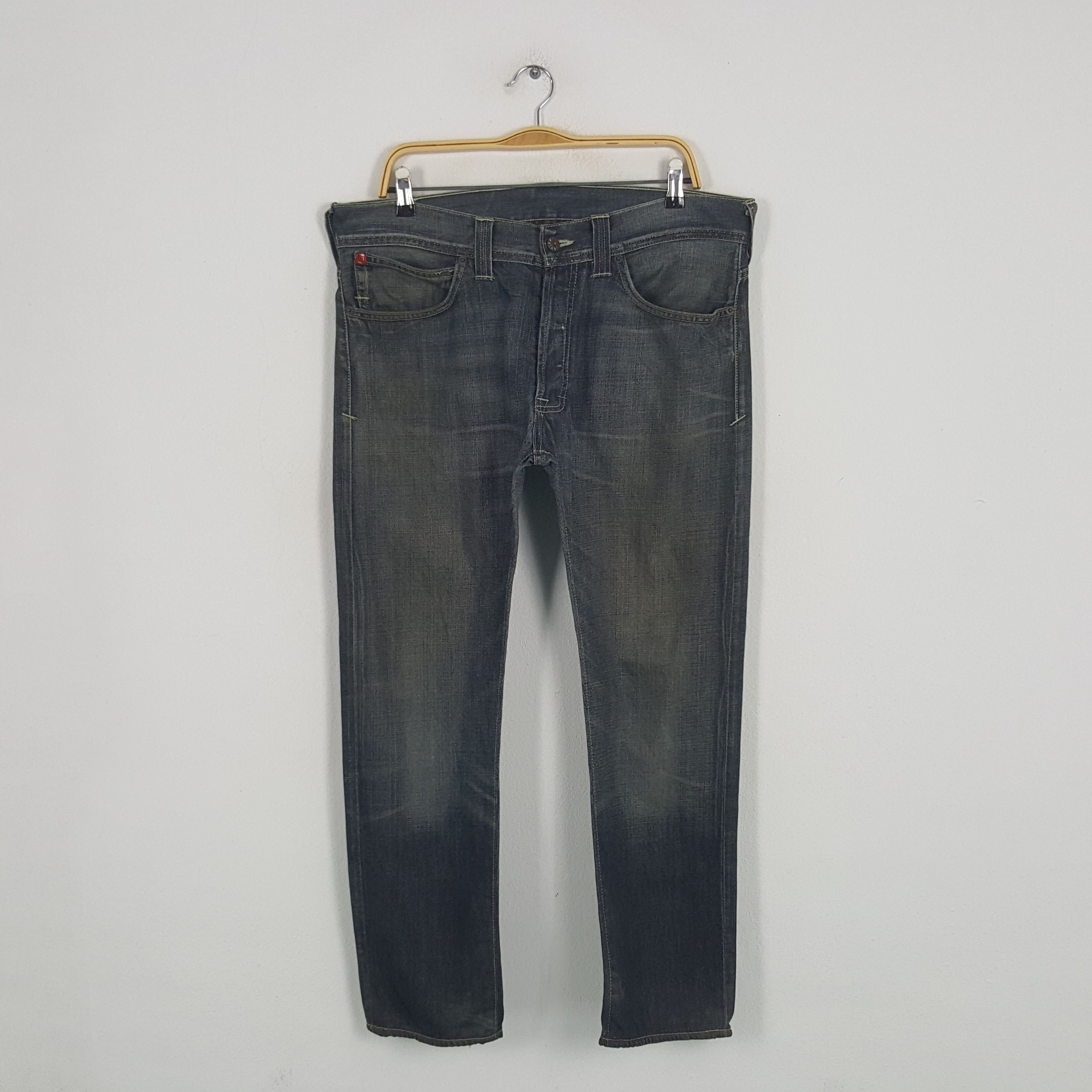 Evisu × Puma × Vintage Vintage Evisu Puma Japanese Brand Daicock Custom Denim Jeans Size US 37 - 4 Thumbnail