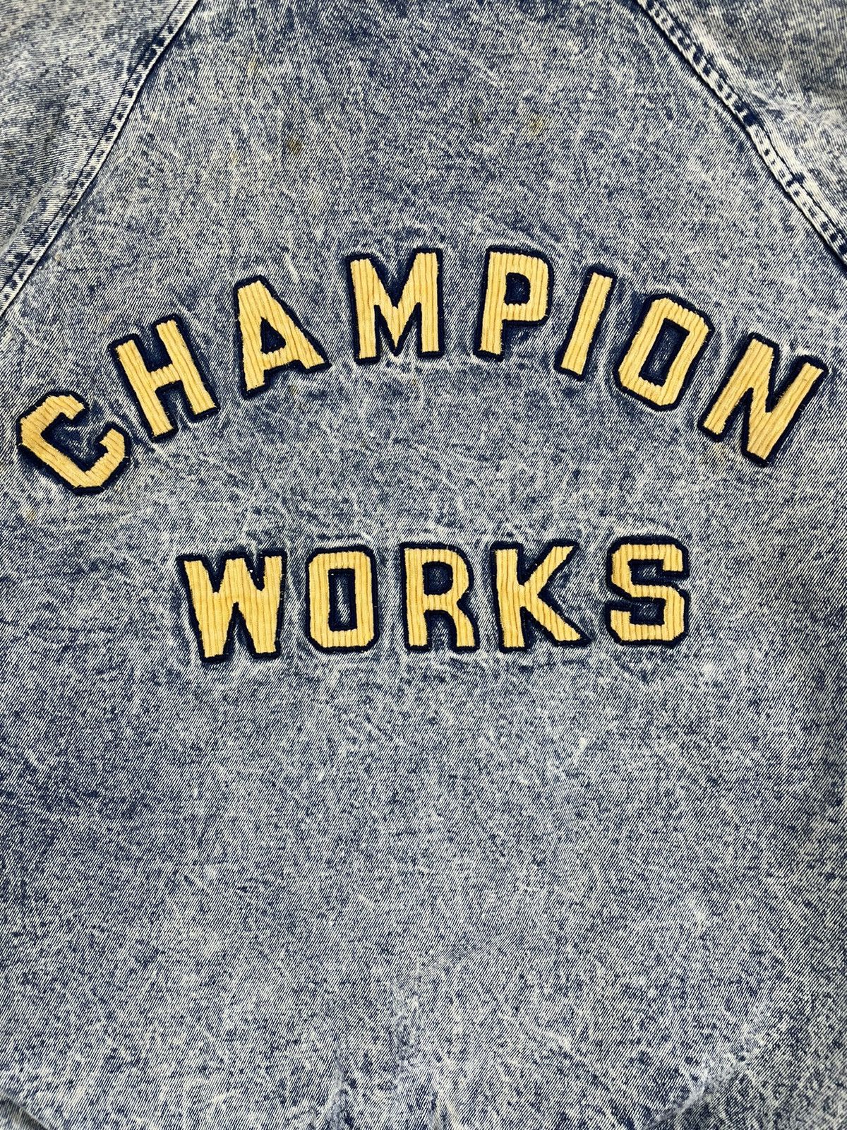 Hysteric Glamour × If Six Was Nine × Vintage Vintage 70s/80s Champion Works Acid Wash Bomber Jacket Size US L / EU 52-54 / 3 - 7 Thumbnail