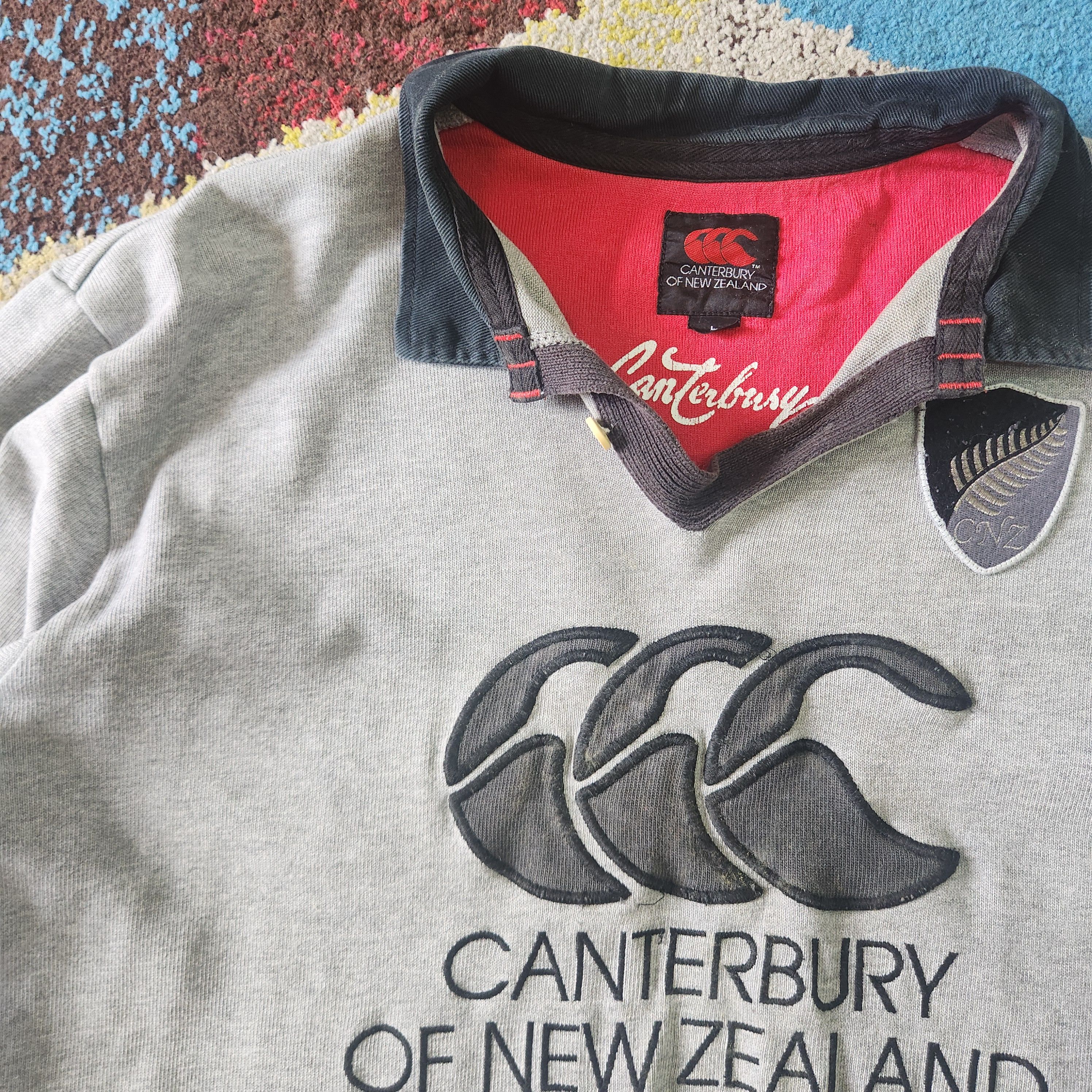 Canterbury of New Zealand × Vintage Distressed Canterbury of New Zealand Polo Shirts Size US L / EU 52-54 / 3 - 11 Thumbnail