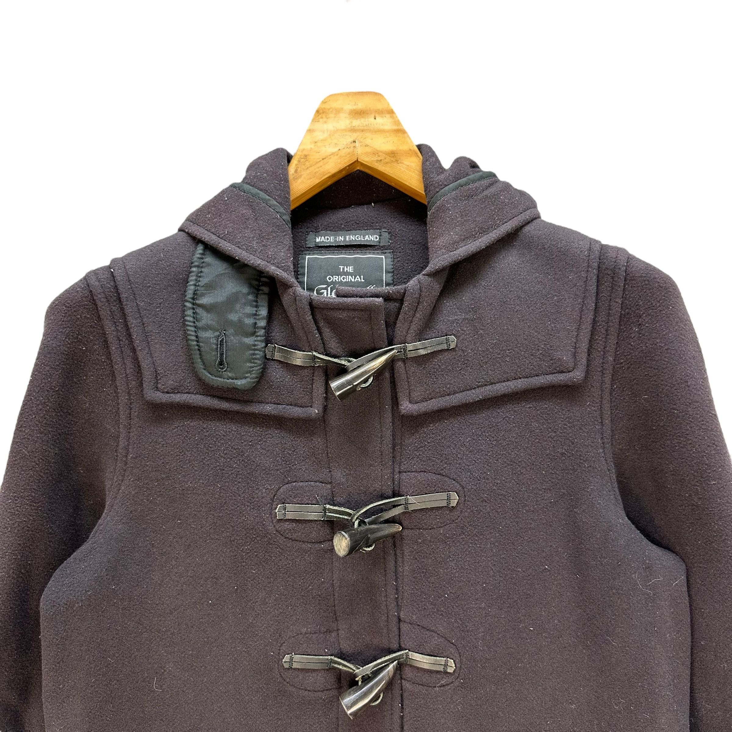 Gloverall 90's GLOVERALL Made in England Wool Duffle Coat #A65-1567 Size US XS / EU 42 / 0 - 2 Thumbnail